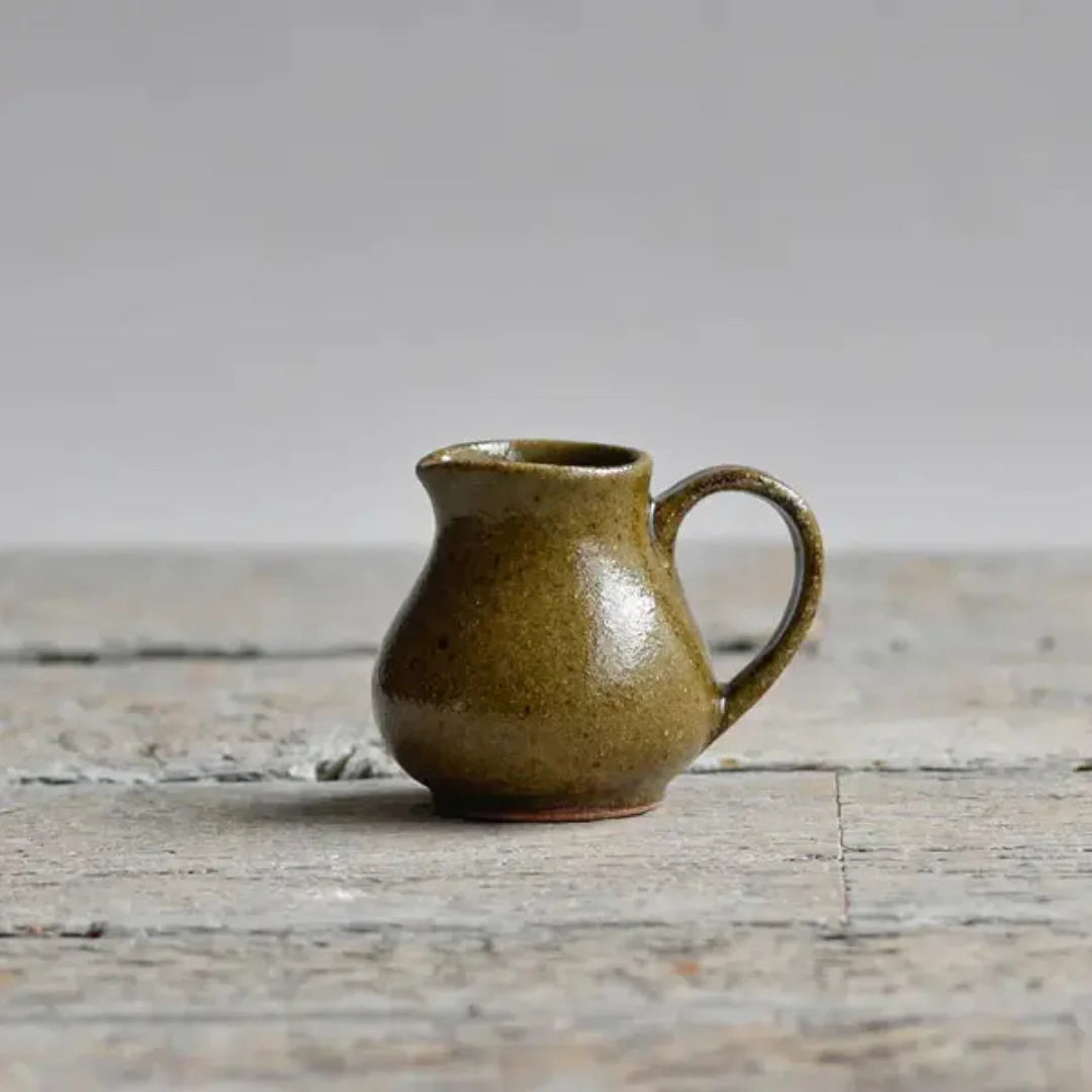 Neutra Kitchen - Rustic Handmade Mini Jug : Green
