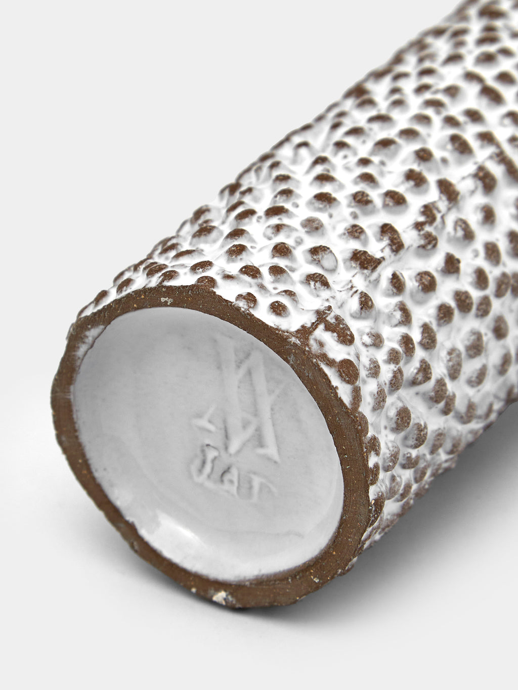 Pea Hand-Glazed Ceramic Vase (6in/16cm)