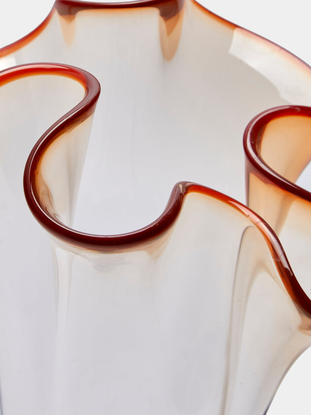 Mid-Century Glass Vase (12.5in/32.5cm)