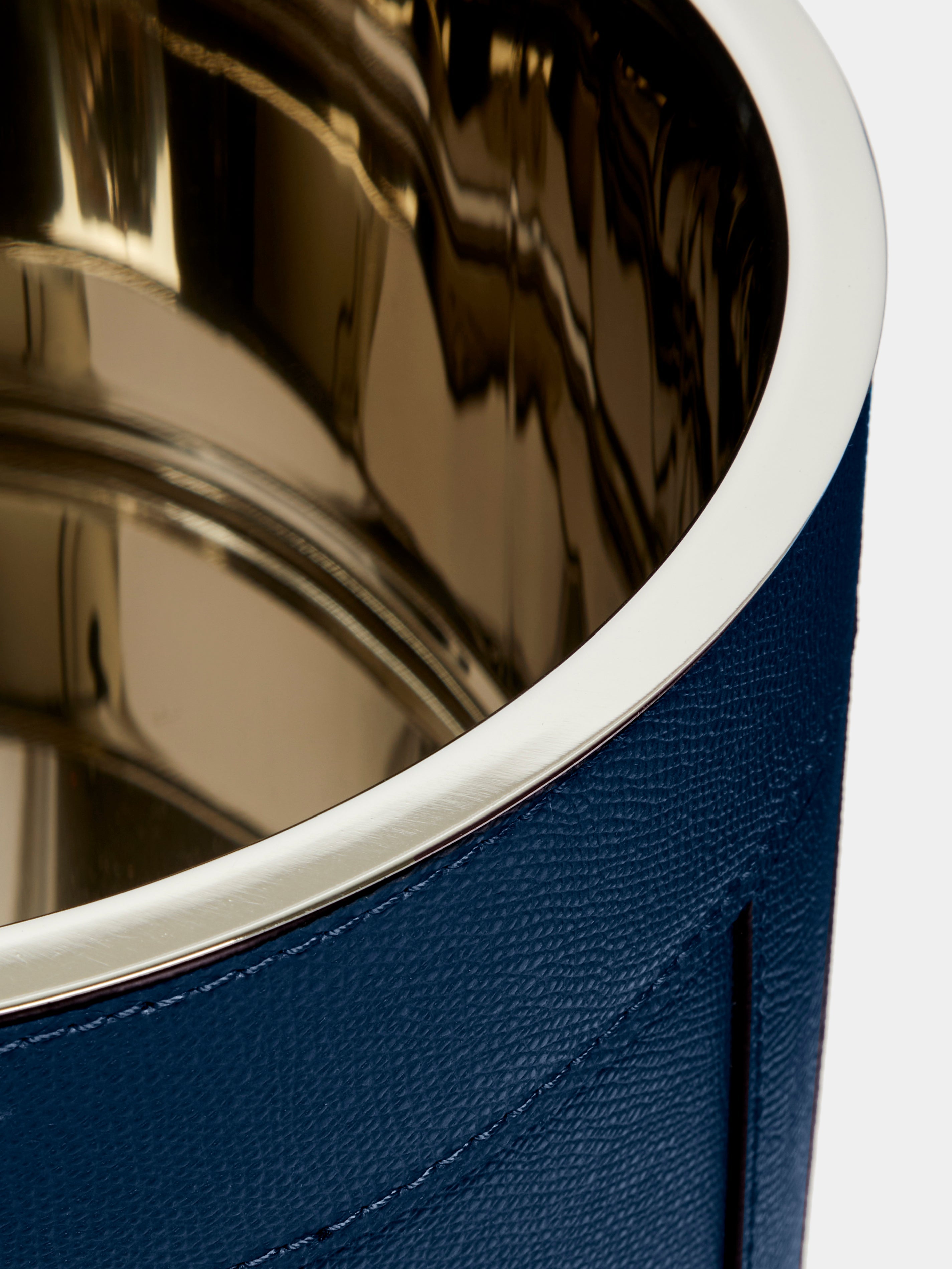 Brus Leather Wastepaper Bin