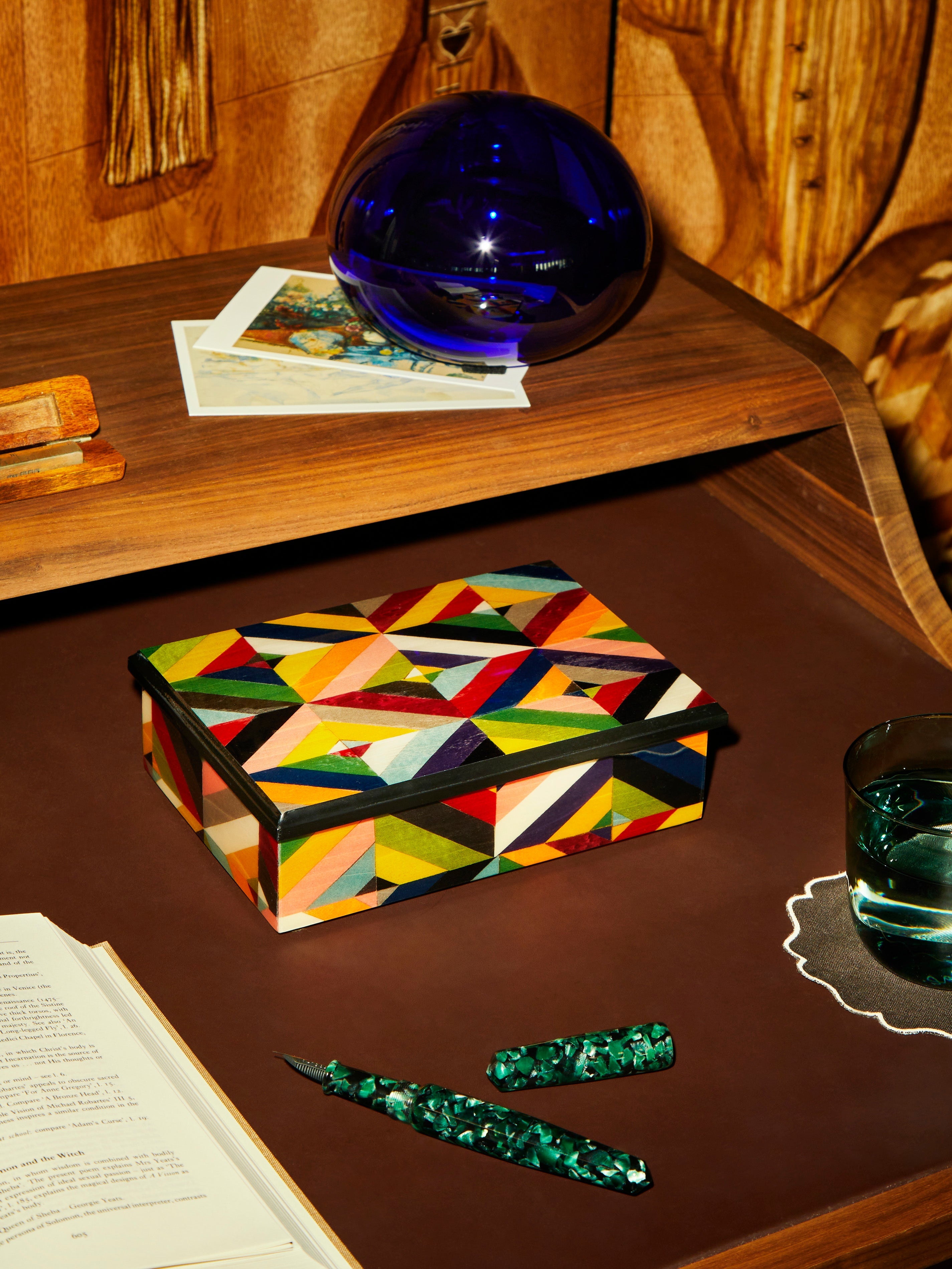 Grigila Wood Inlay Box