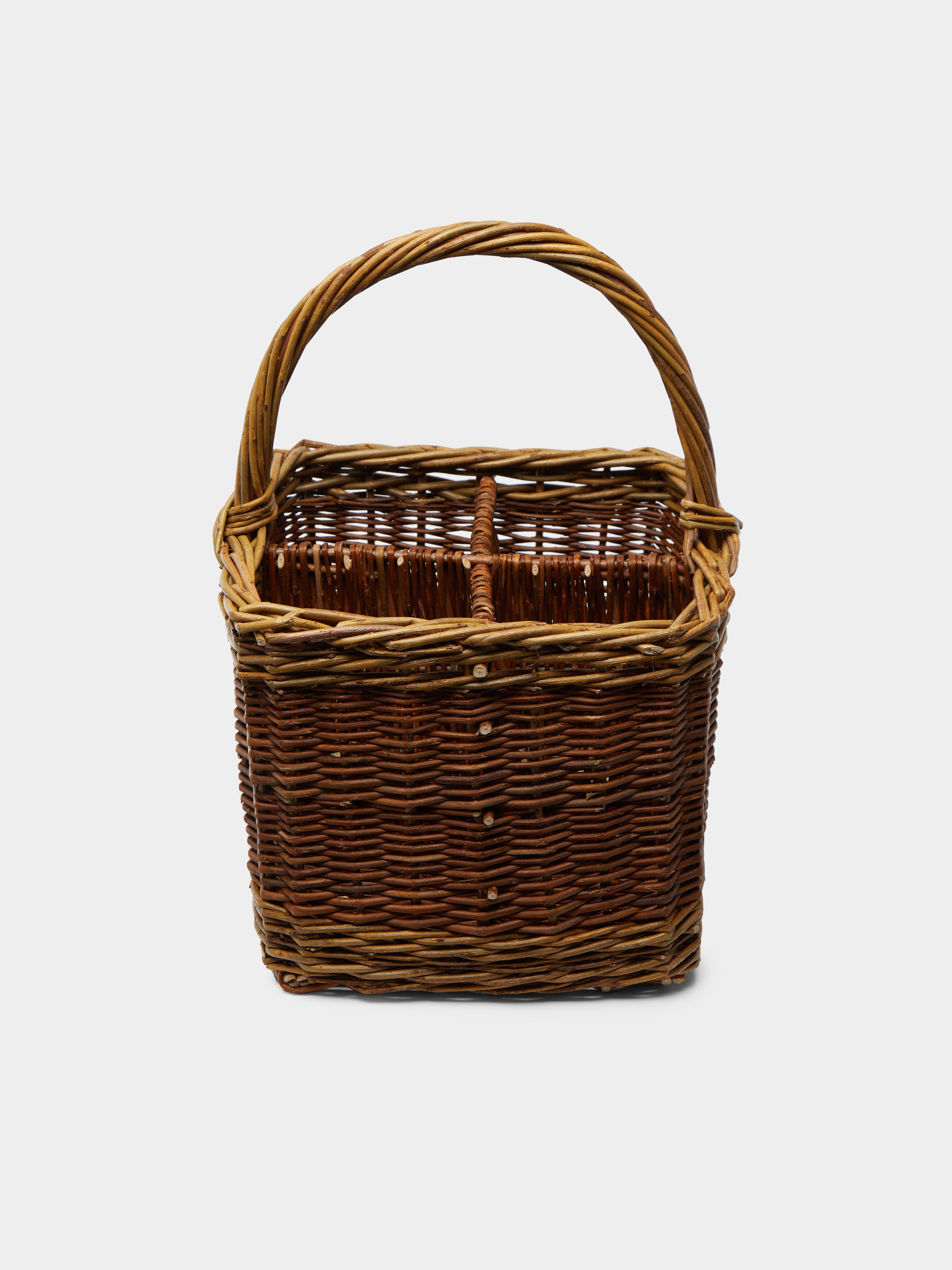 Handwoven Willow Bottle Carrier