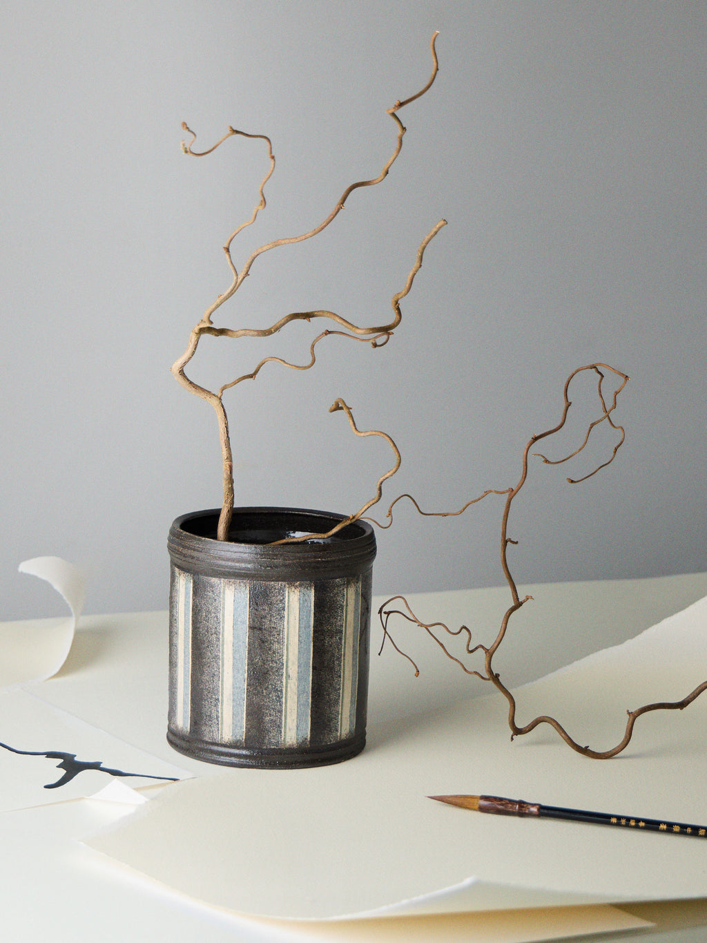 Textured Ceramic Water Jar