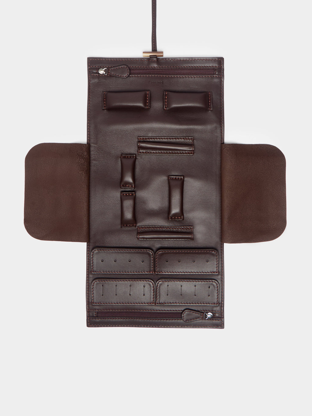 Leather Travel Jewelry Case