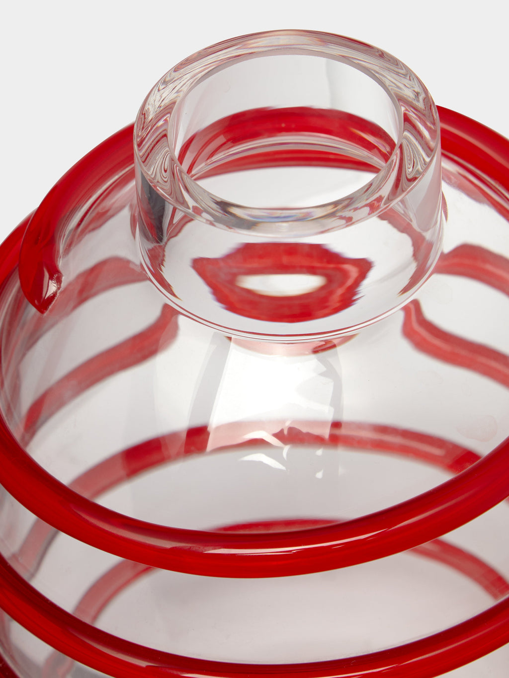 Nunki Hand-Blown Murano Glass Vase (8in/20cm)