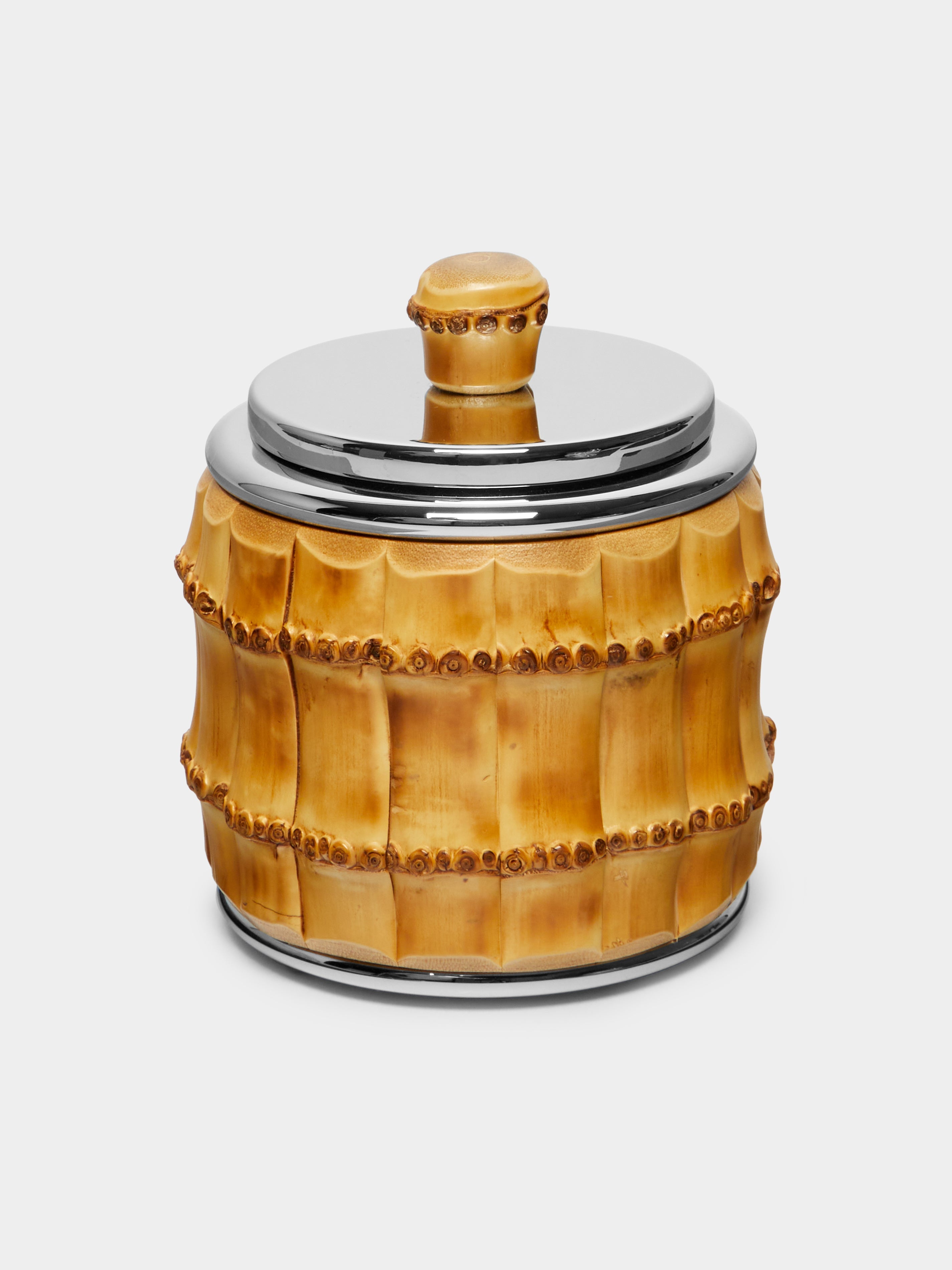 Bamboo Lidded Jar