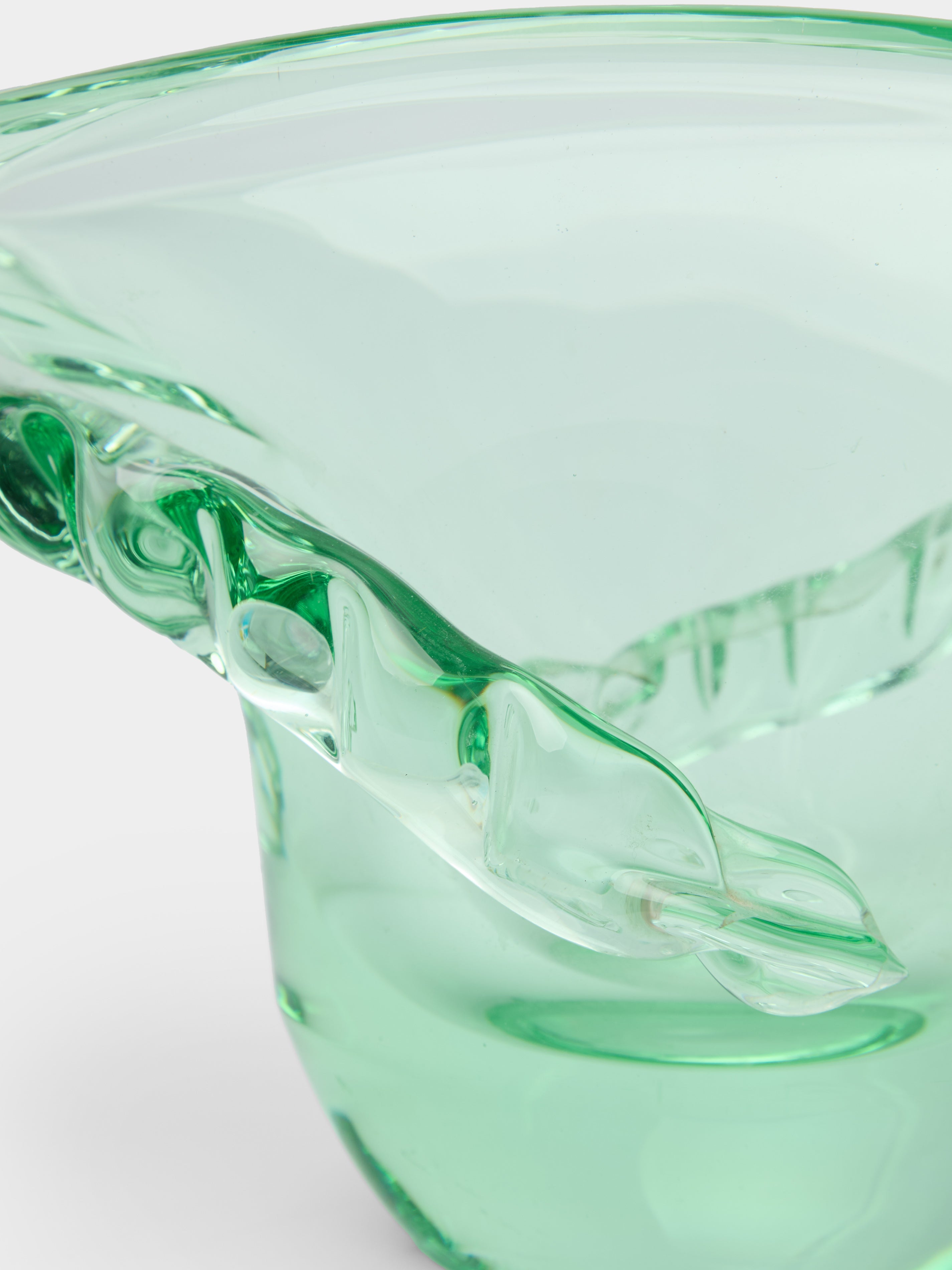 1950s Daum Crystal Vase (15in/38cm)