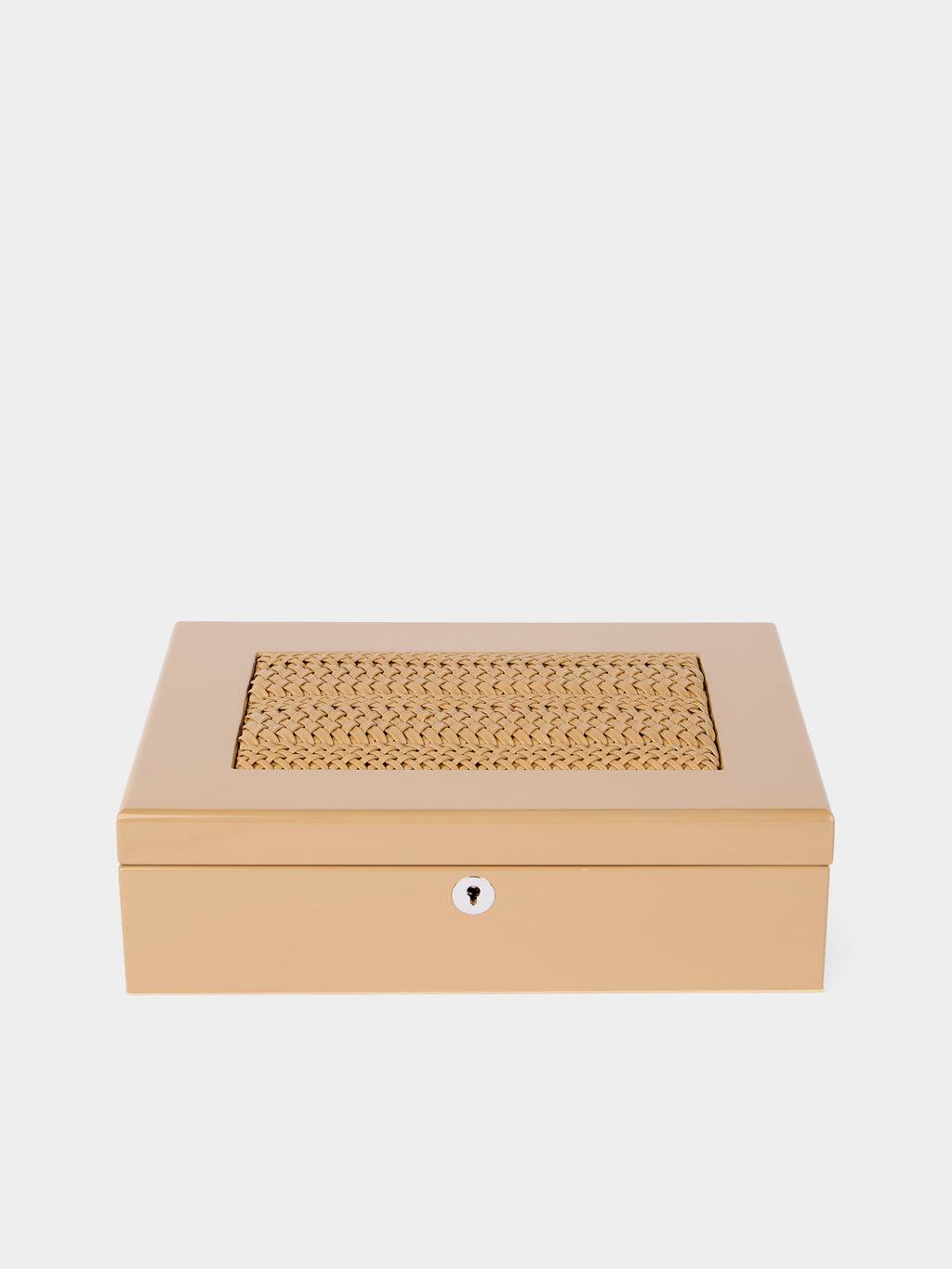 Rieti Leather and Wood Jewelry Box