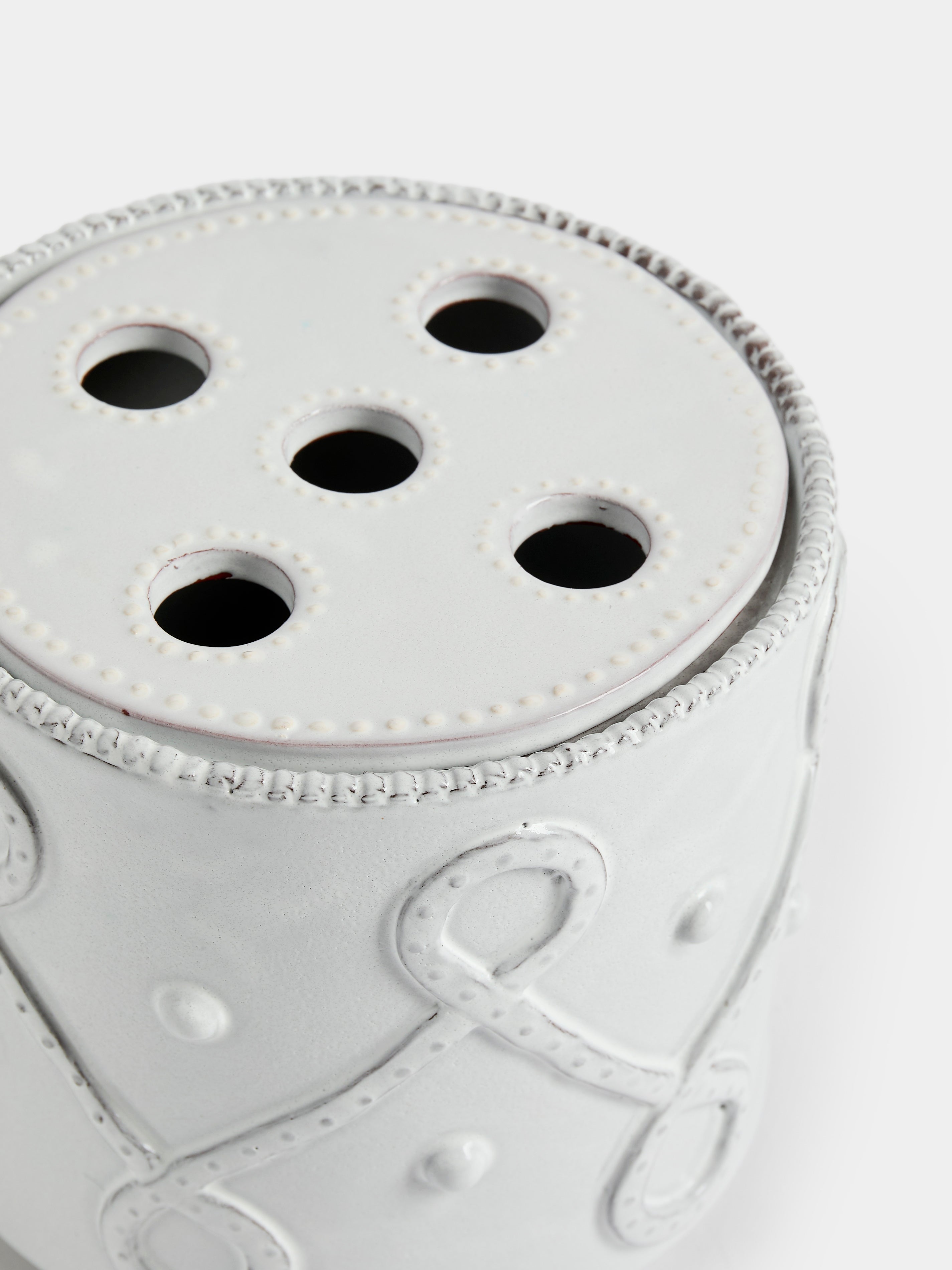 Hand-Built Ceramic Bough Vase (9in/23cm)