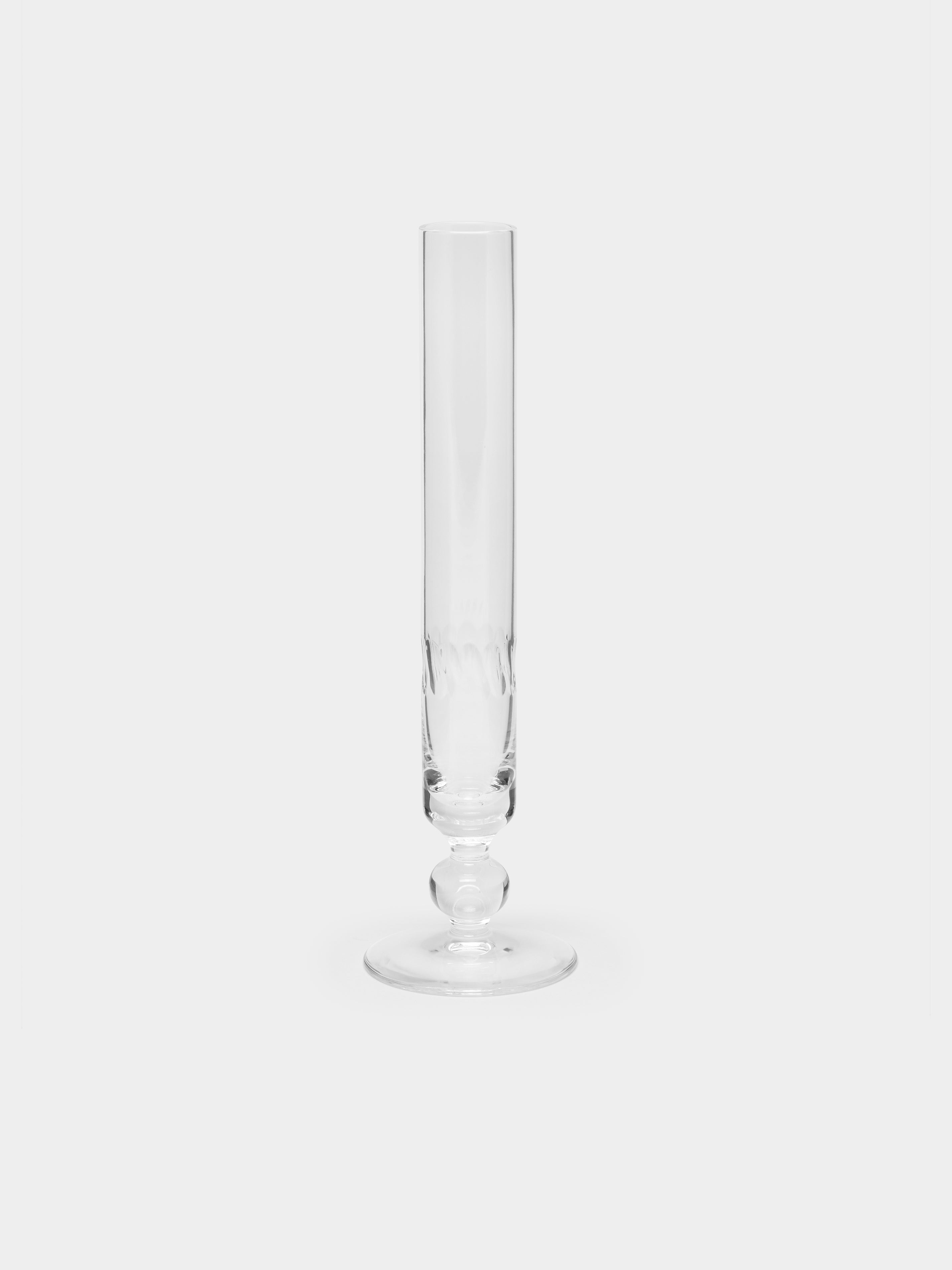 Envol Hand-Blown Crystal Bud Vase (9.5in/24cm)