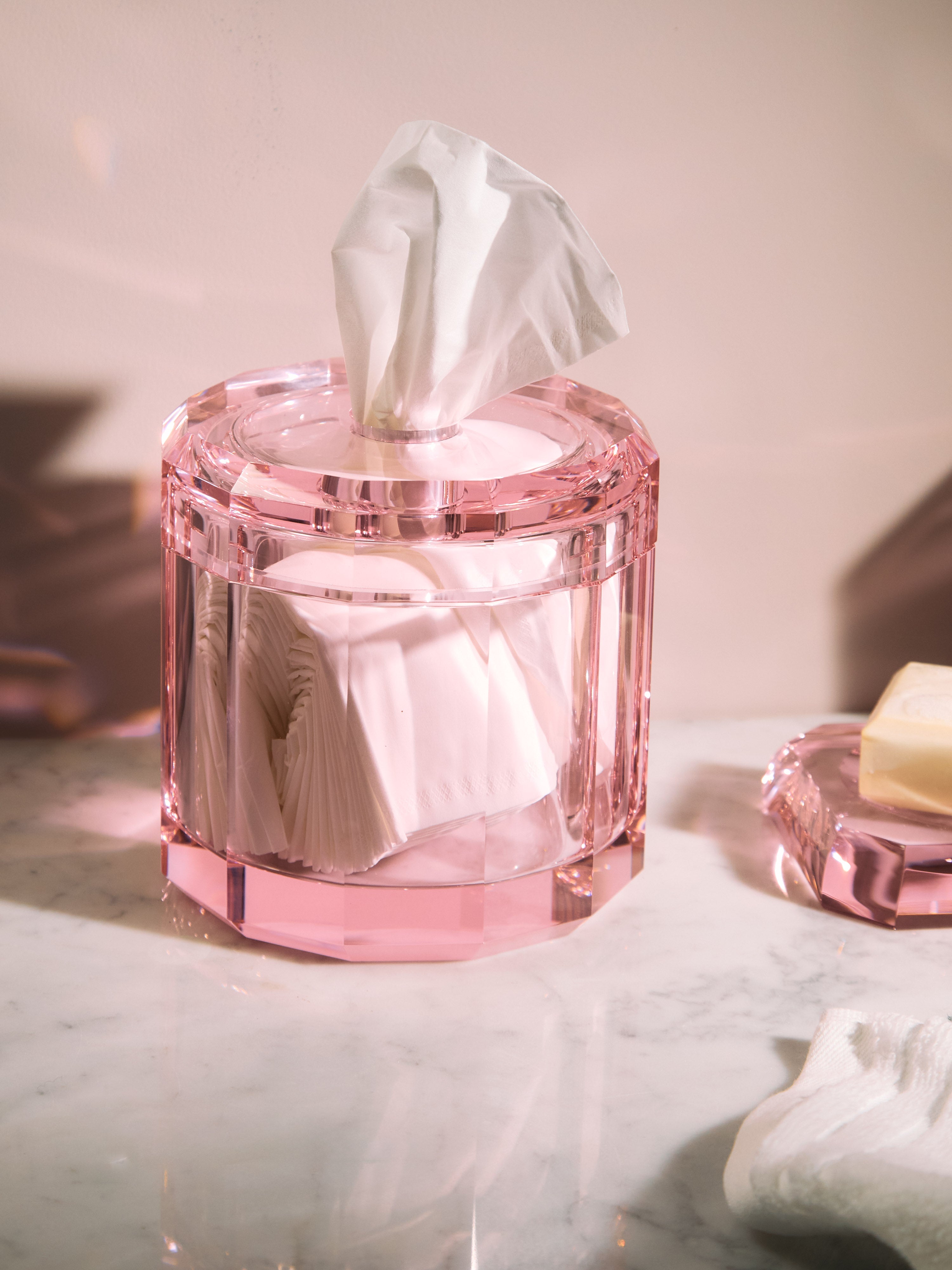 Cut Crystal Tissue Box