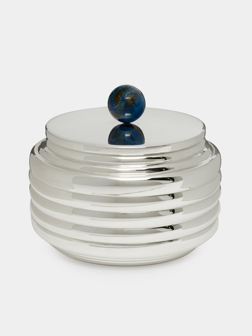 Sterling Silver and Lapis Box