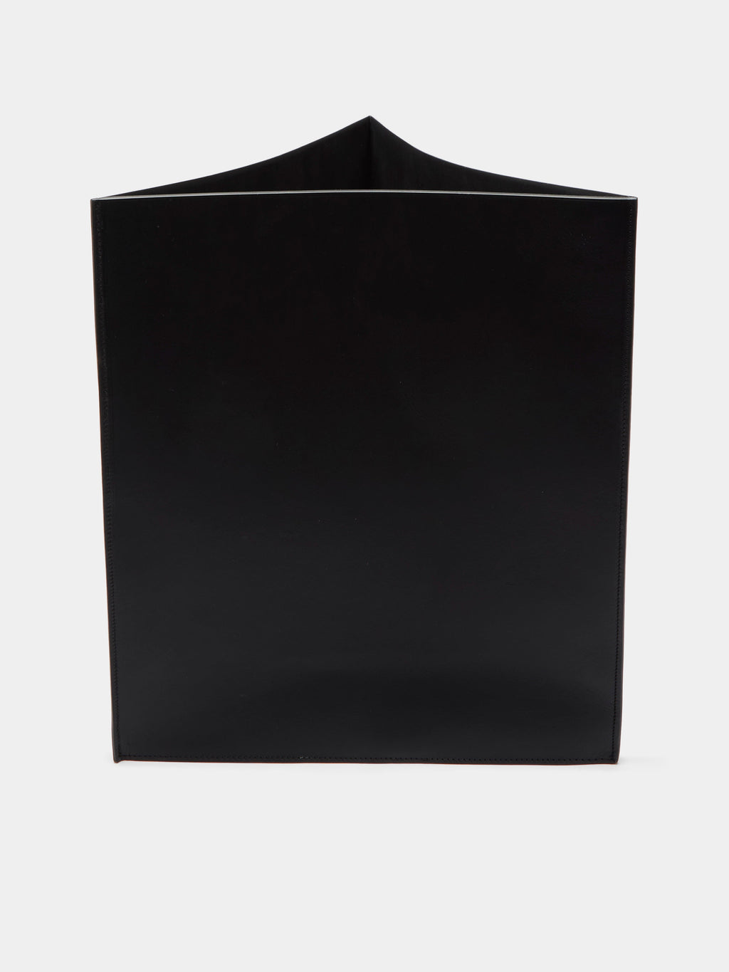 Triangular Leather Bin