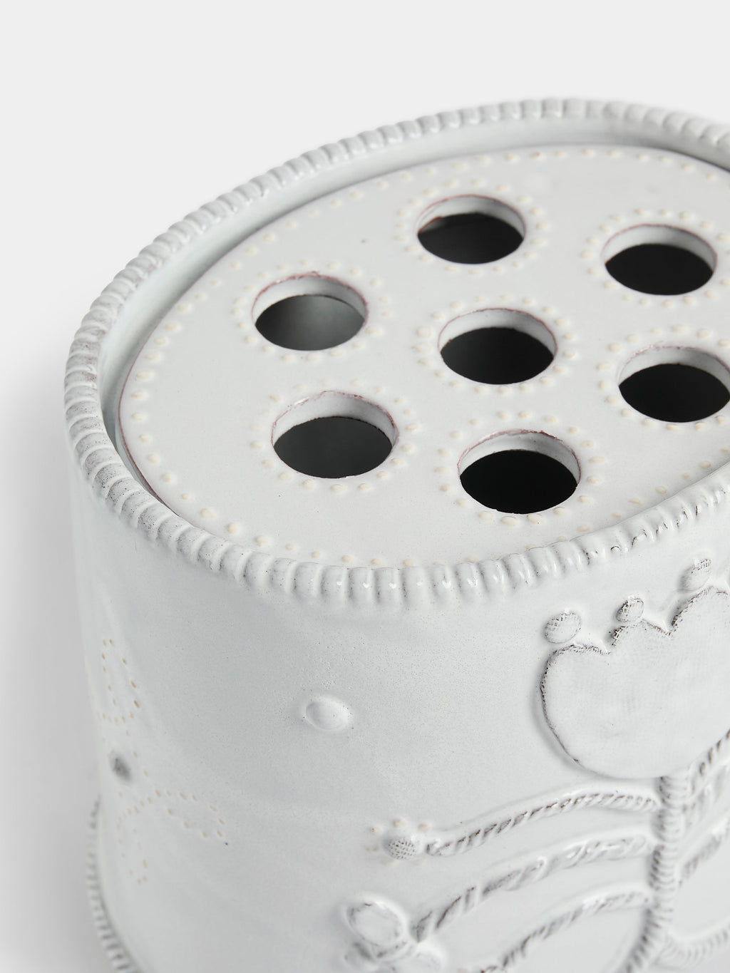 Hand-Built Ceramic Bough Vase (7in/18cm)