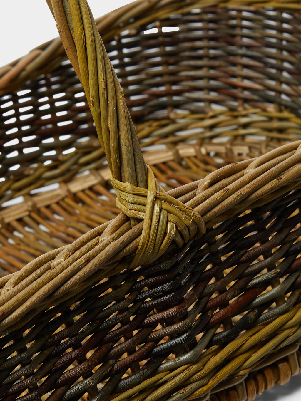 Handwoven Willow Rectangular Basket