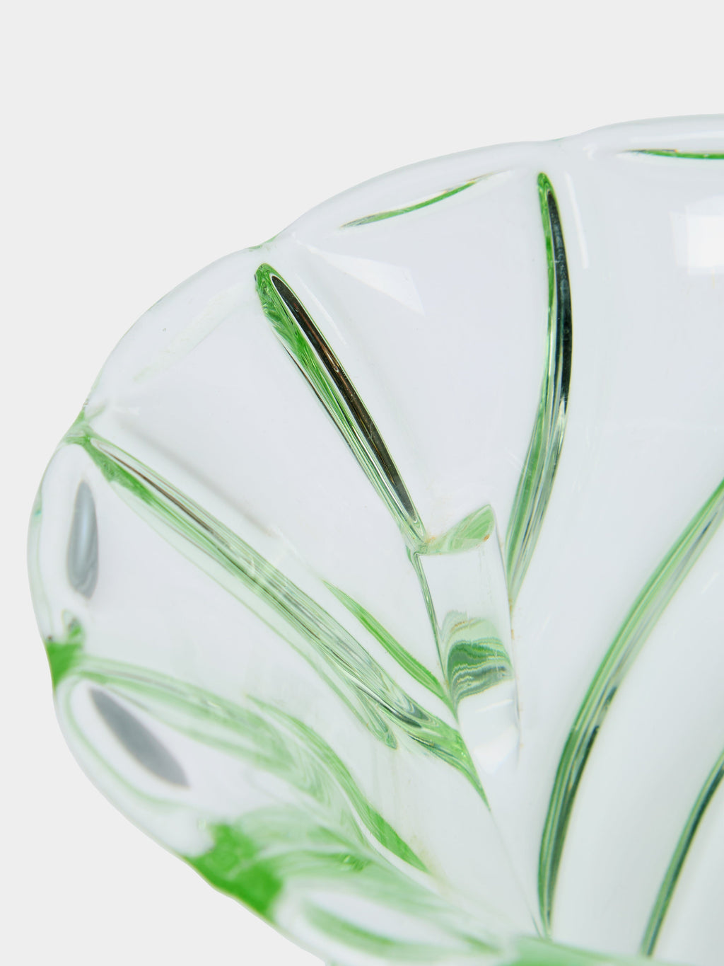 1930s Daum Crystal Vase (7in/18.5cm)