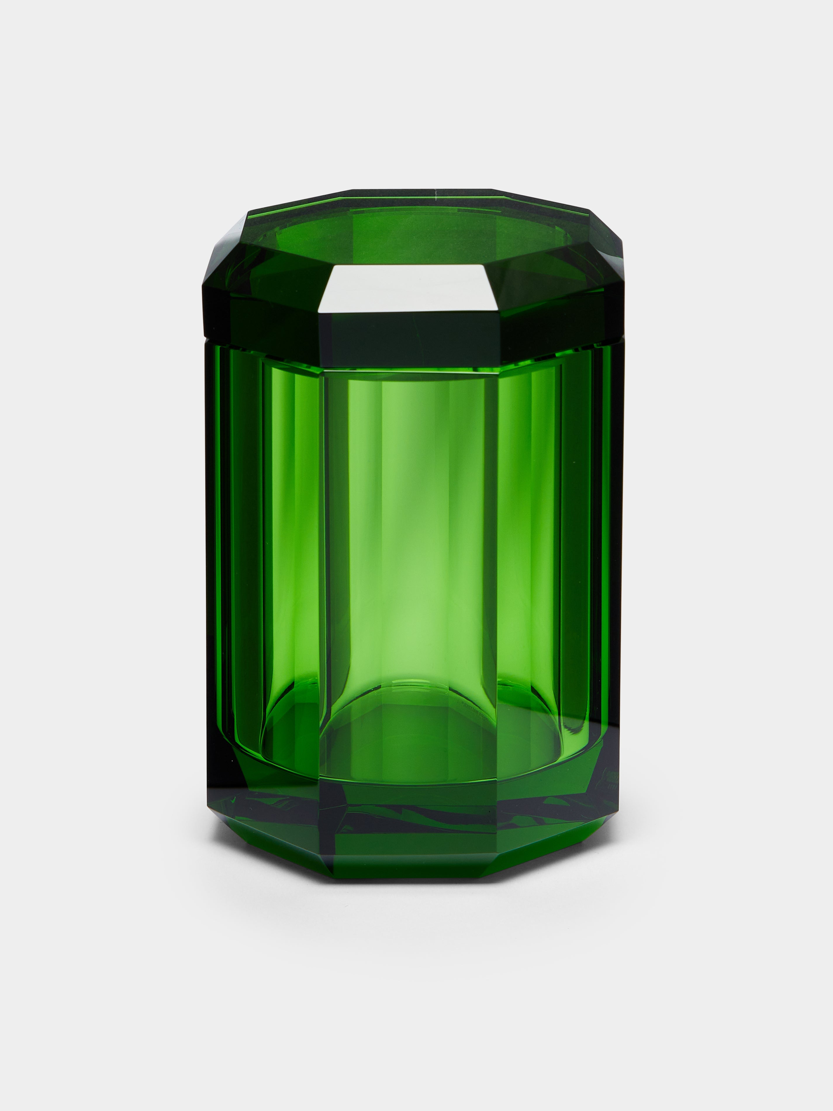 Cut Crystal Lidded Jar