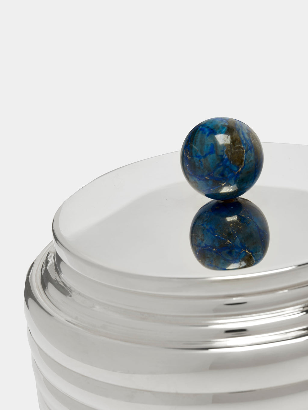 Sterling Silver and Lapis Box