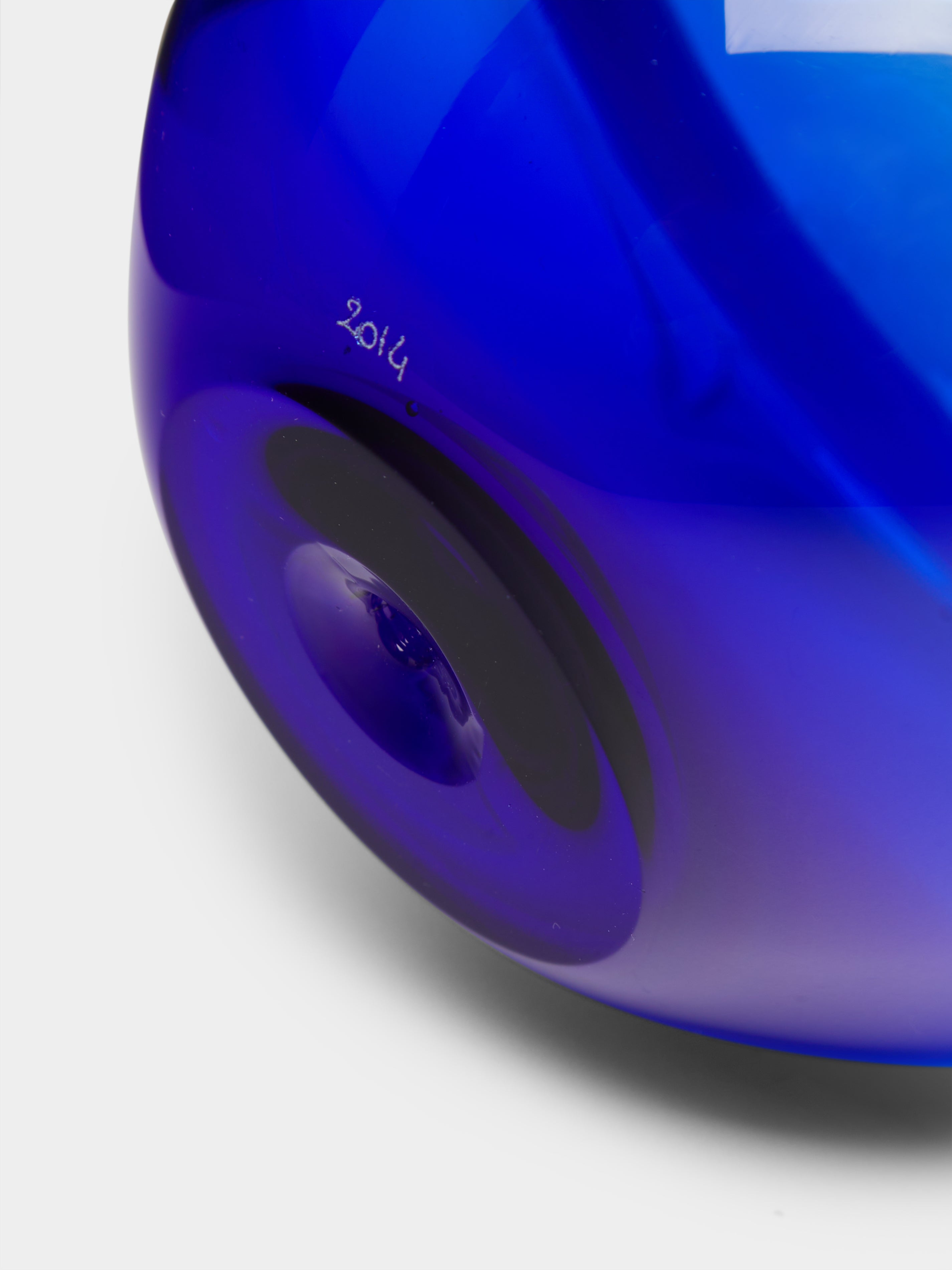 Hand-Blown Murano Glass Bud Vase (7in/18cm)