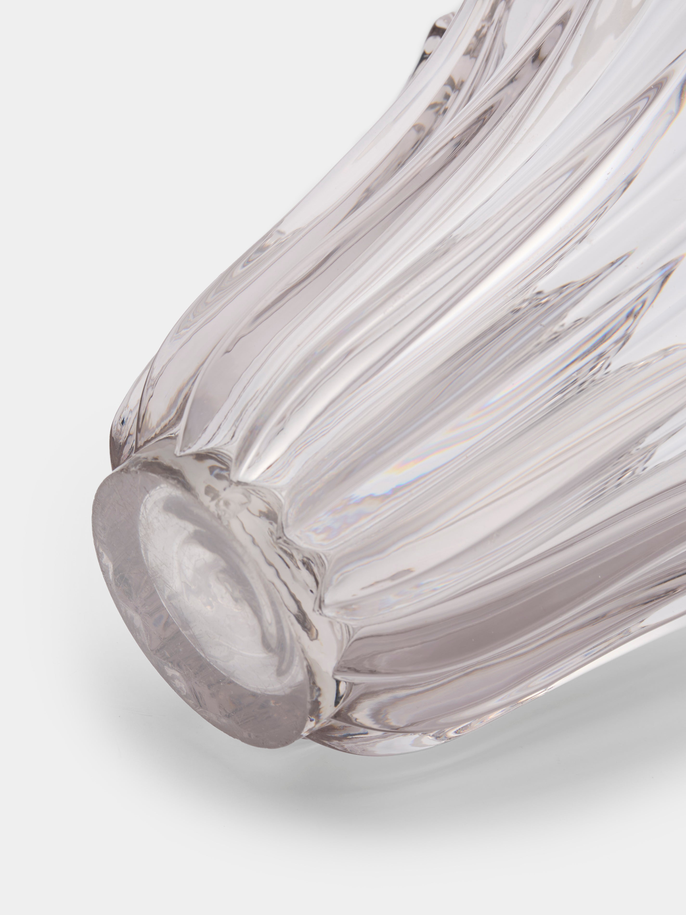 1930s Daum Crystal Vase (8in/20cm)