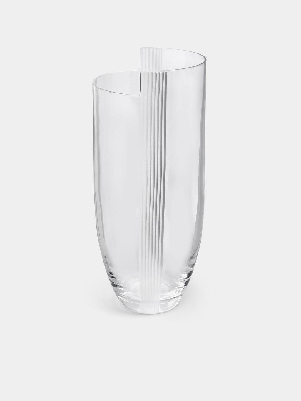Bande Molate Hand-Blown Murano Glass Vase (11.5in/29cm)