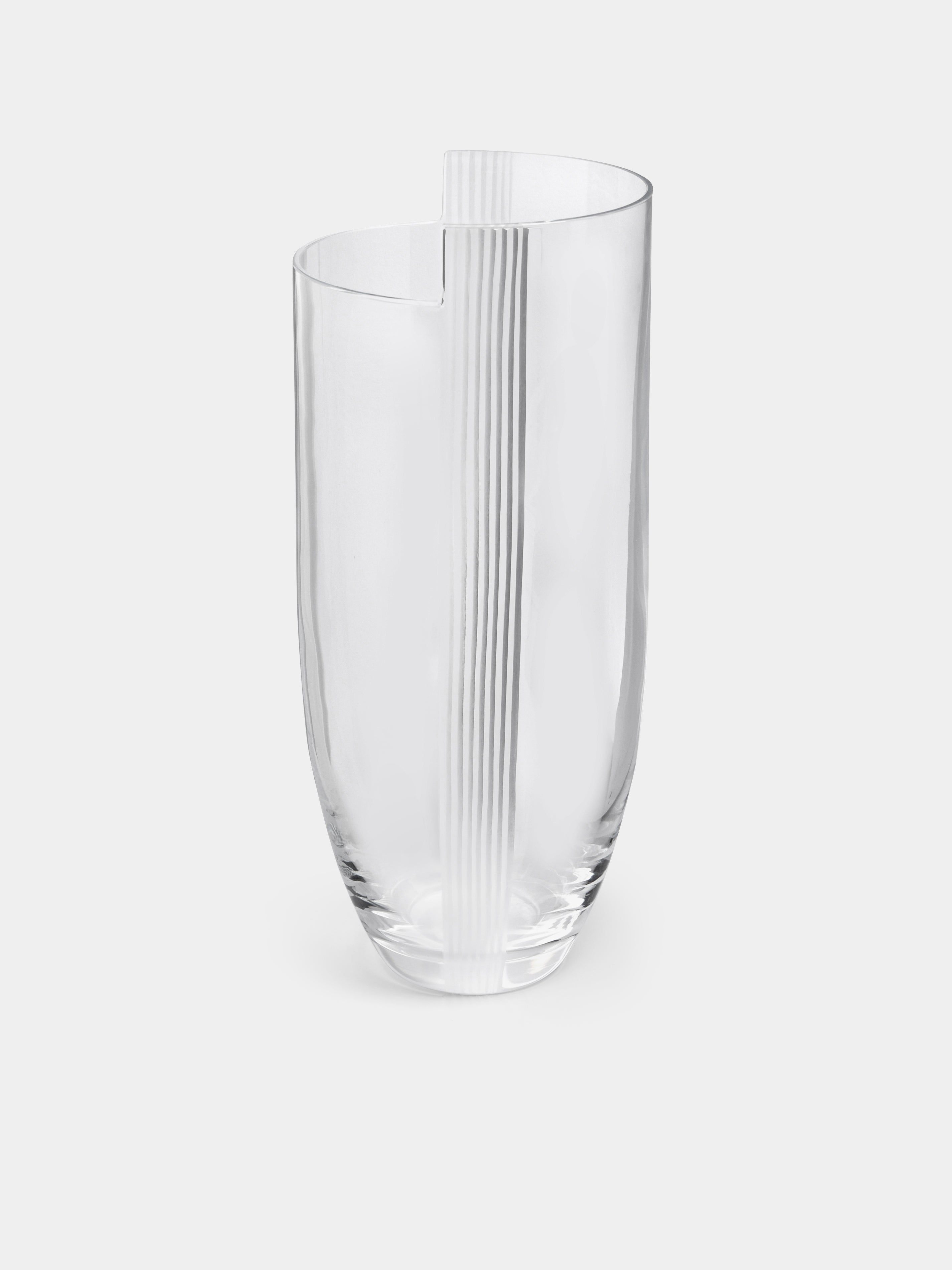 Bande Molate Hand-Blown Murano Glass Vase (11.5in/29cm)