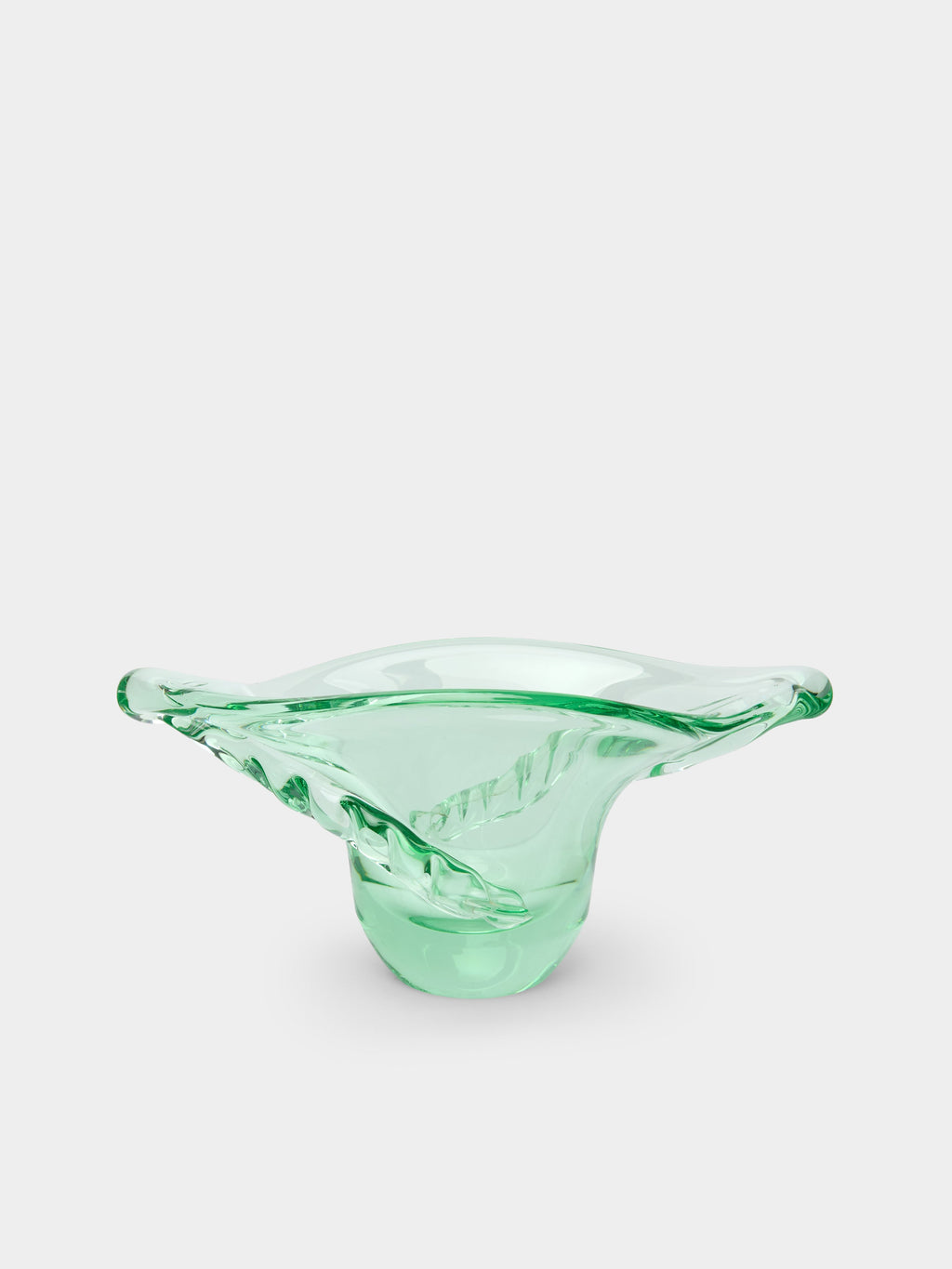 1950s Daum Crystal Vase (15in/38cm)