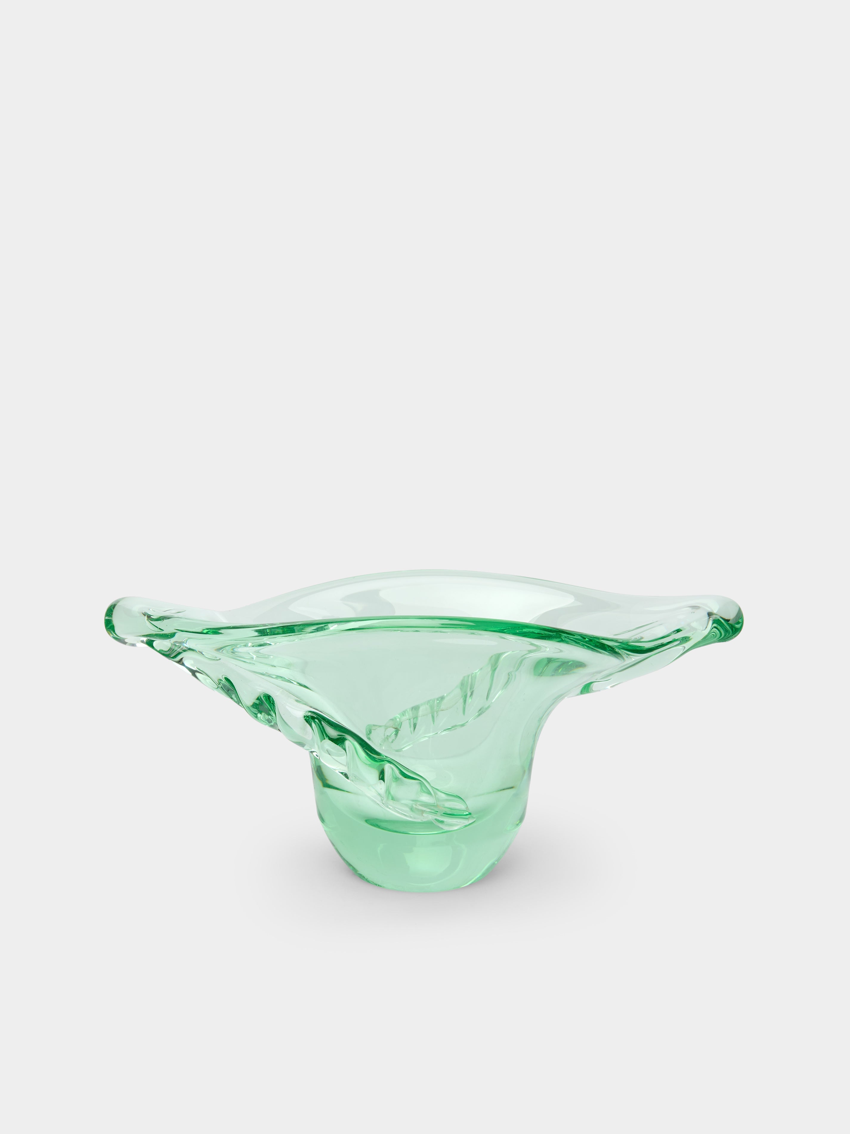 1950s Daum Crystal Vase (15in/38cm)