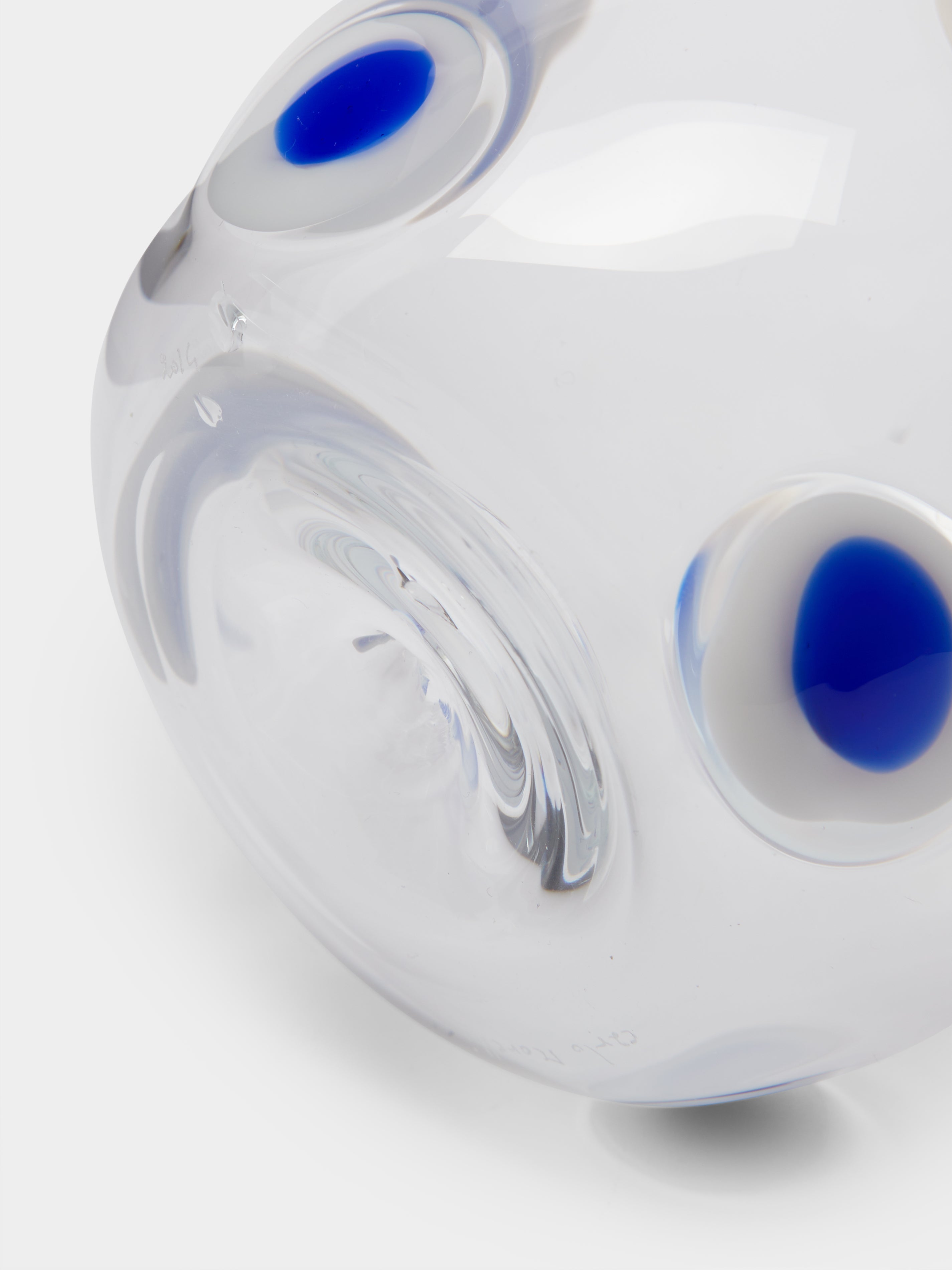 Hand-Blown Murano Glass Bud Vase (7in/18cm)