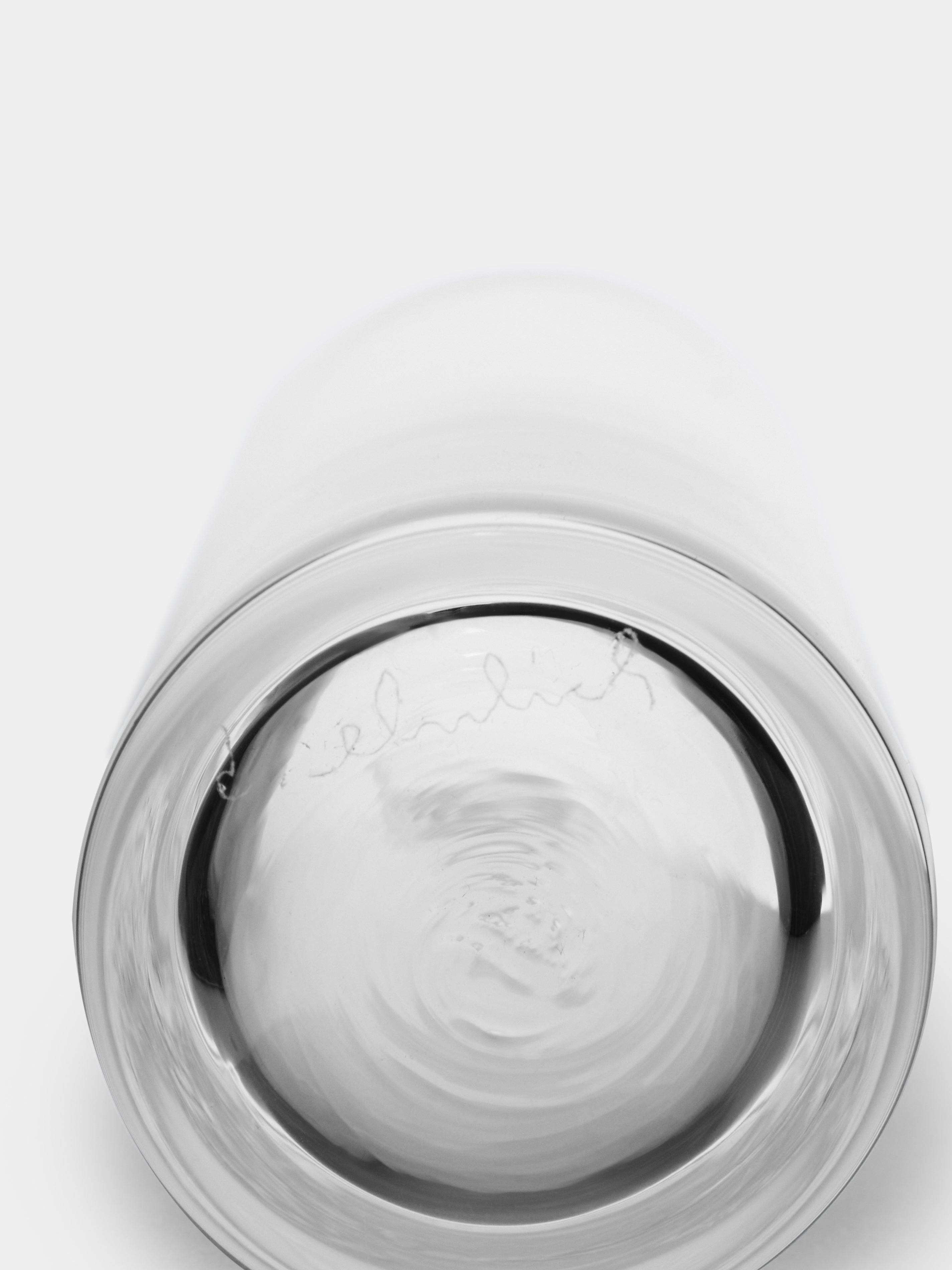 Hand-Blown Crystal Orchid Bud Vases – 6.5in/17cm (Set of 2)