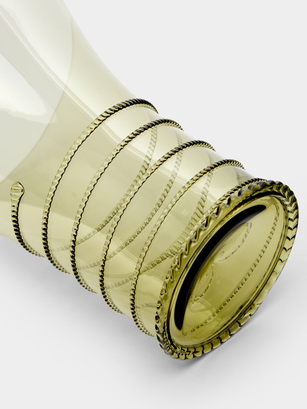 Hand-Blown Glass Vase (6in/15.5cm)