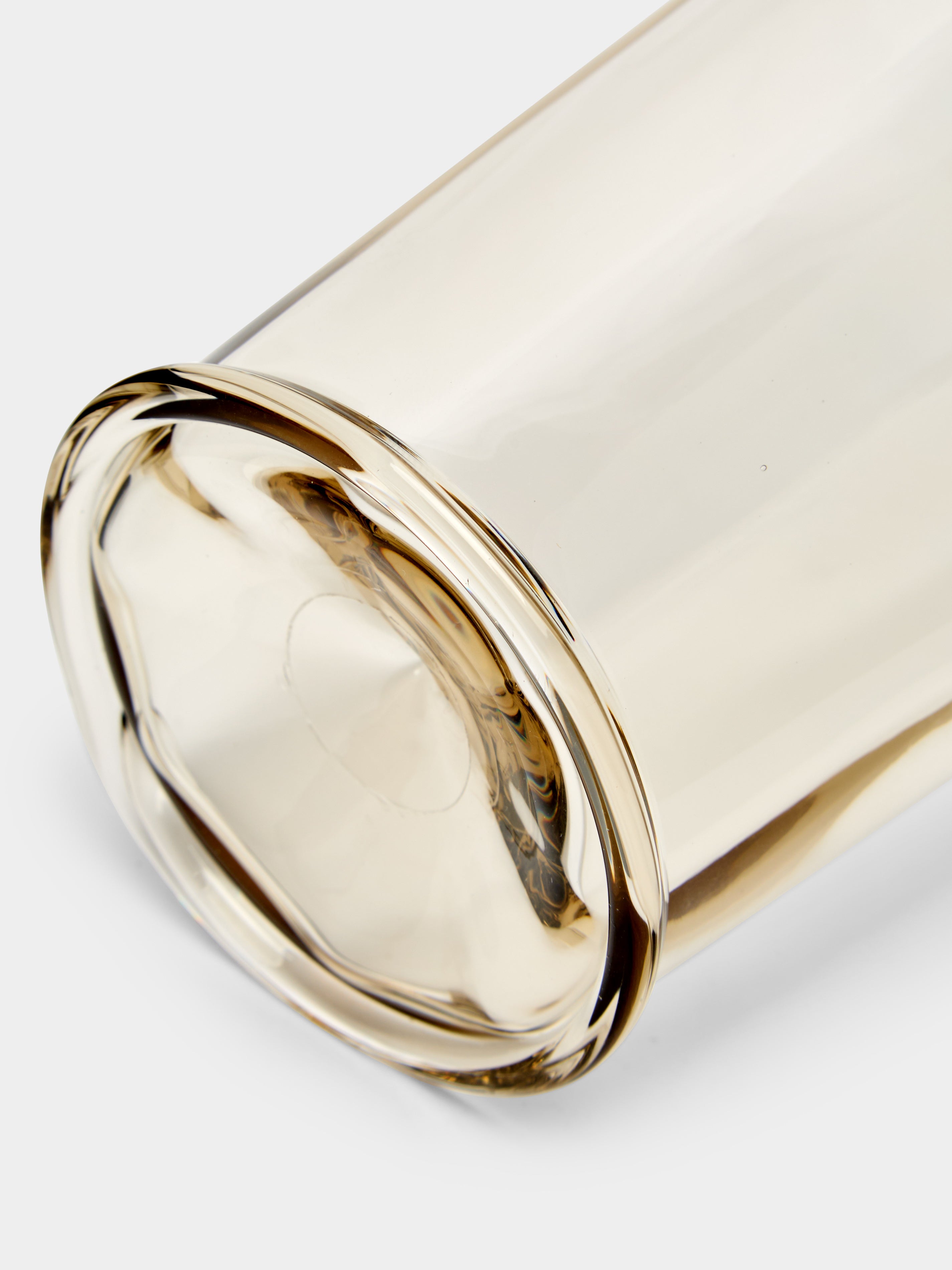 Hand-Blown Glass Vase (7.5in/19cm)