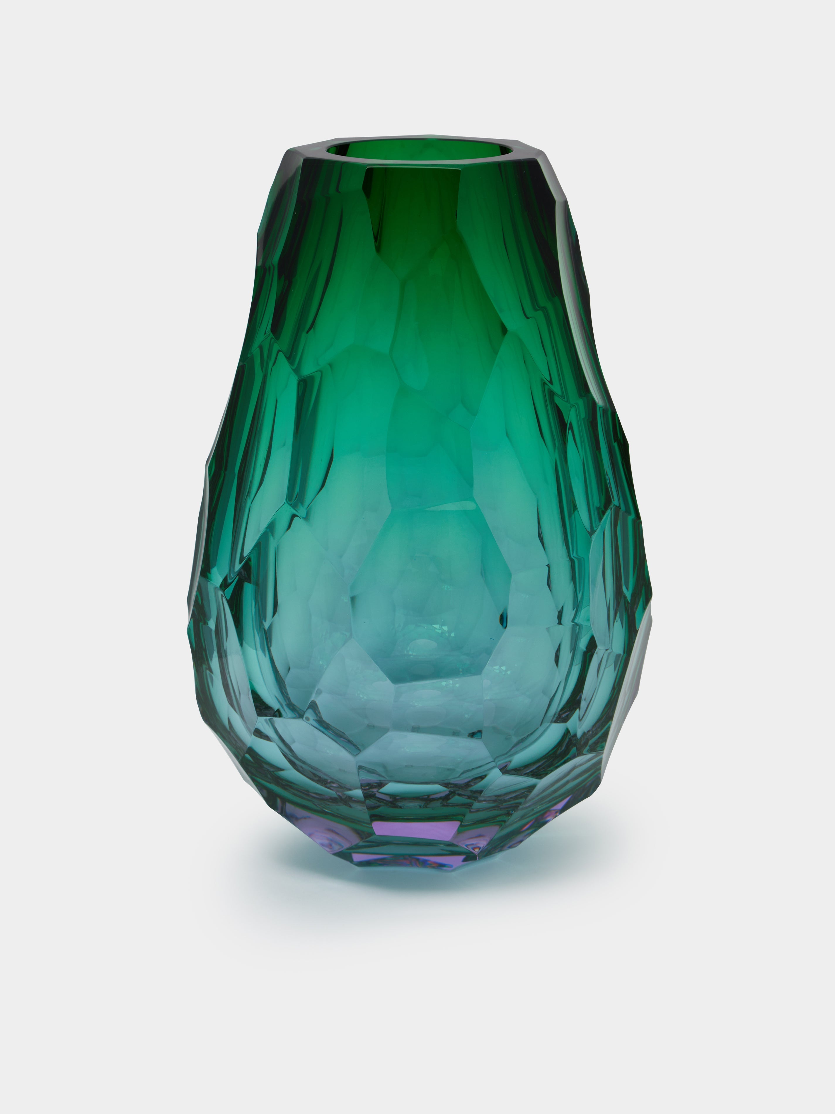 Stones Hand-Blown Crystal Vase (12in/31cm)