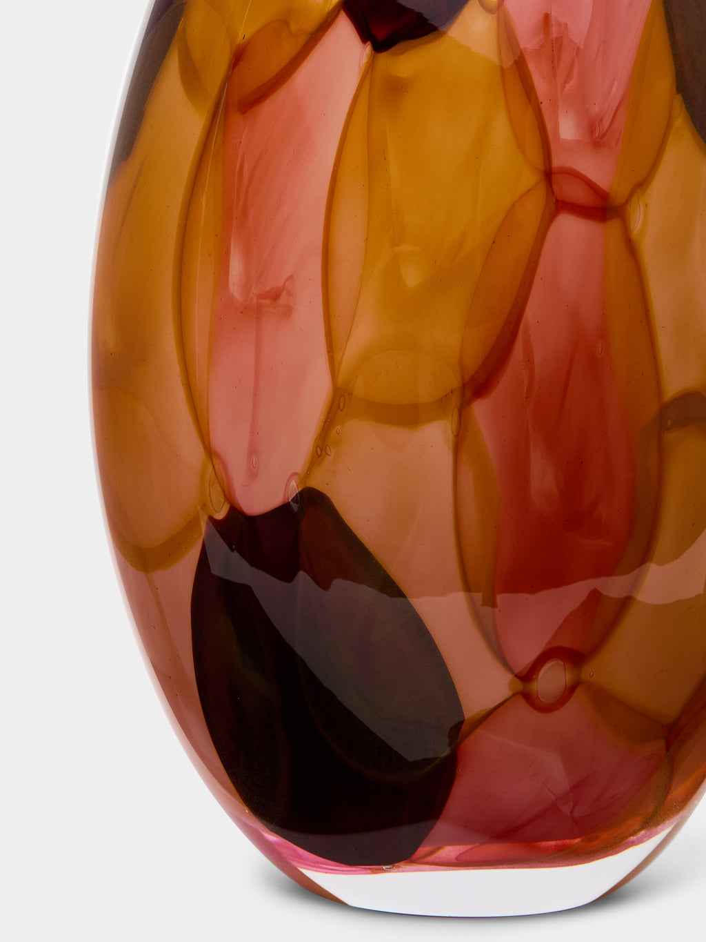 Aquarelle Hand-Blown Glass Vase (17.5in/44cm)