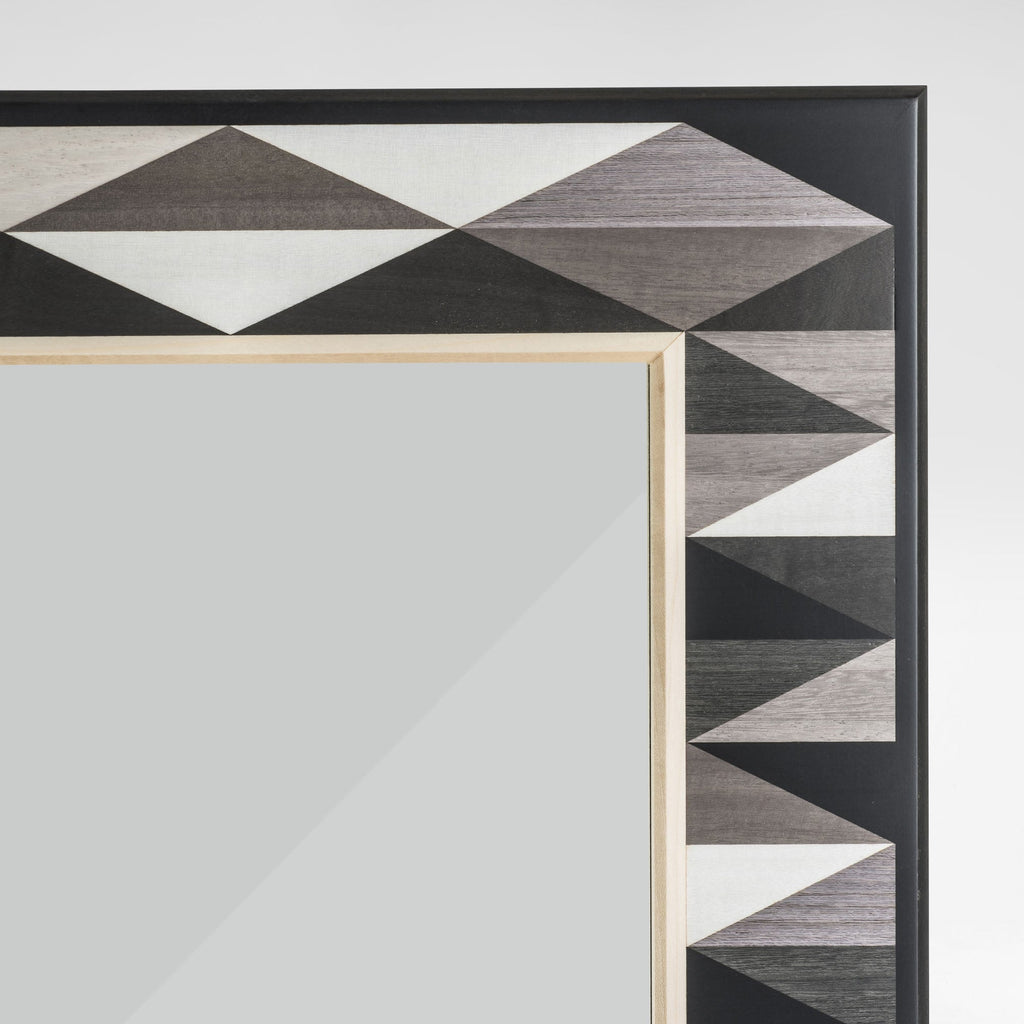 Henley Triangle Monochrome Full Length Mirror