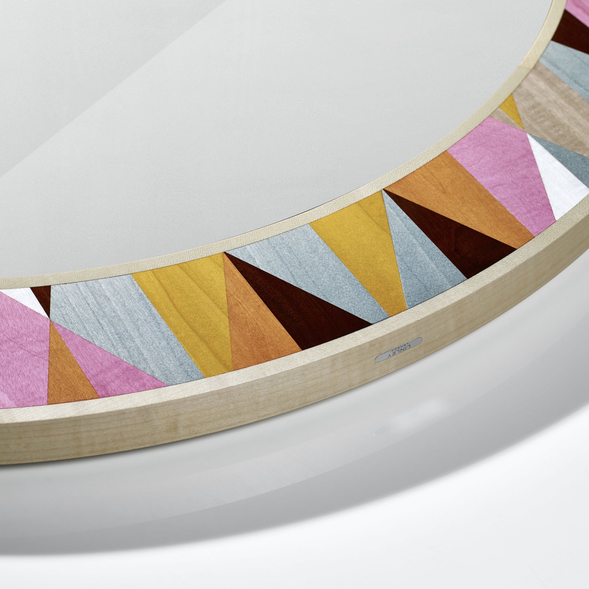 Henley Triangle Round Mirror