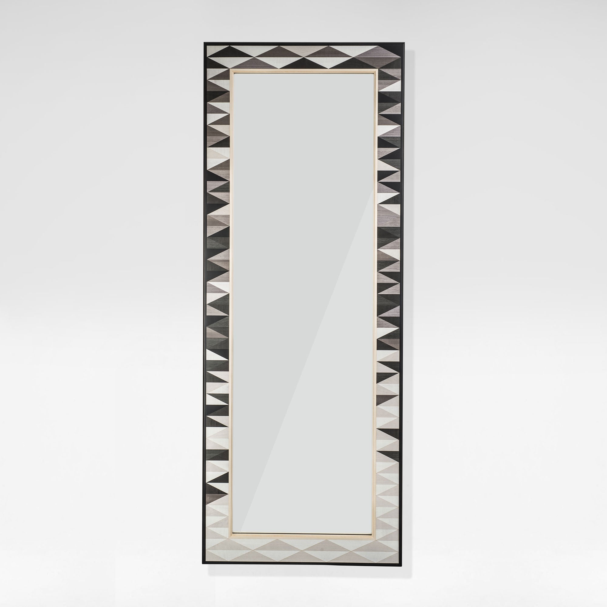 Henley Triangle Monochrome Full Length Mirror