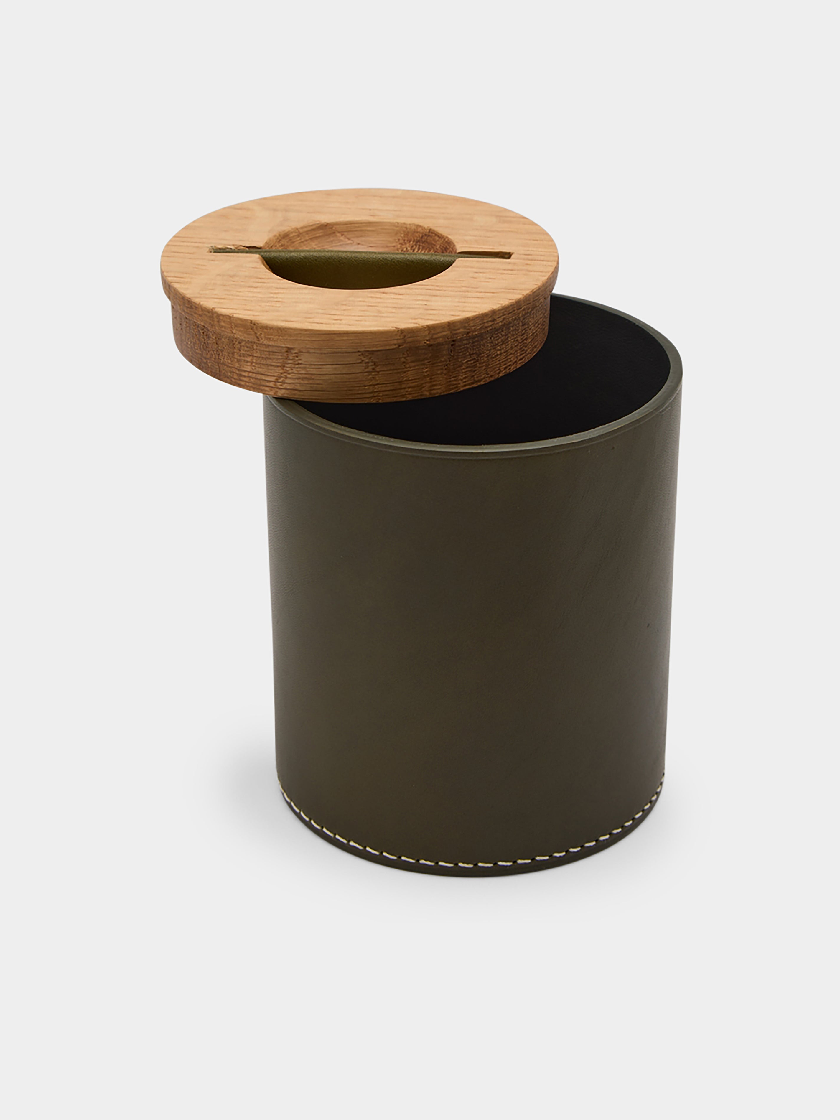 Mell Leather and Wood Extra Large Box