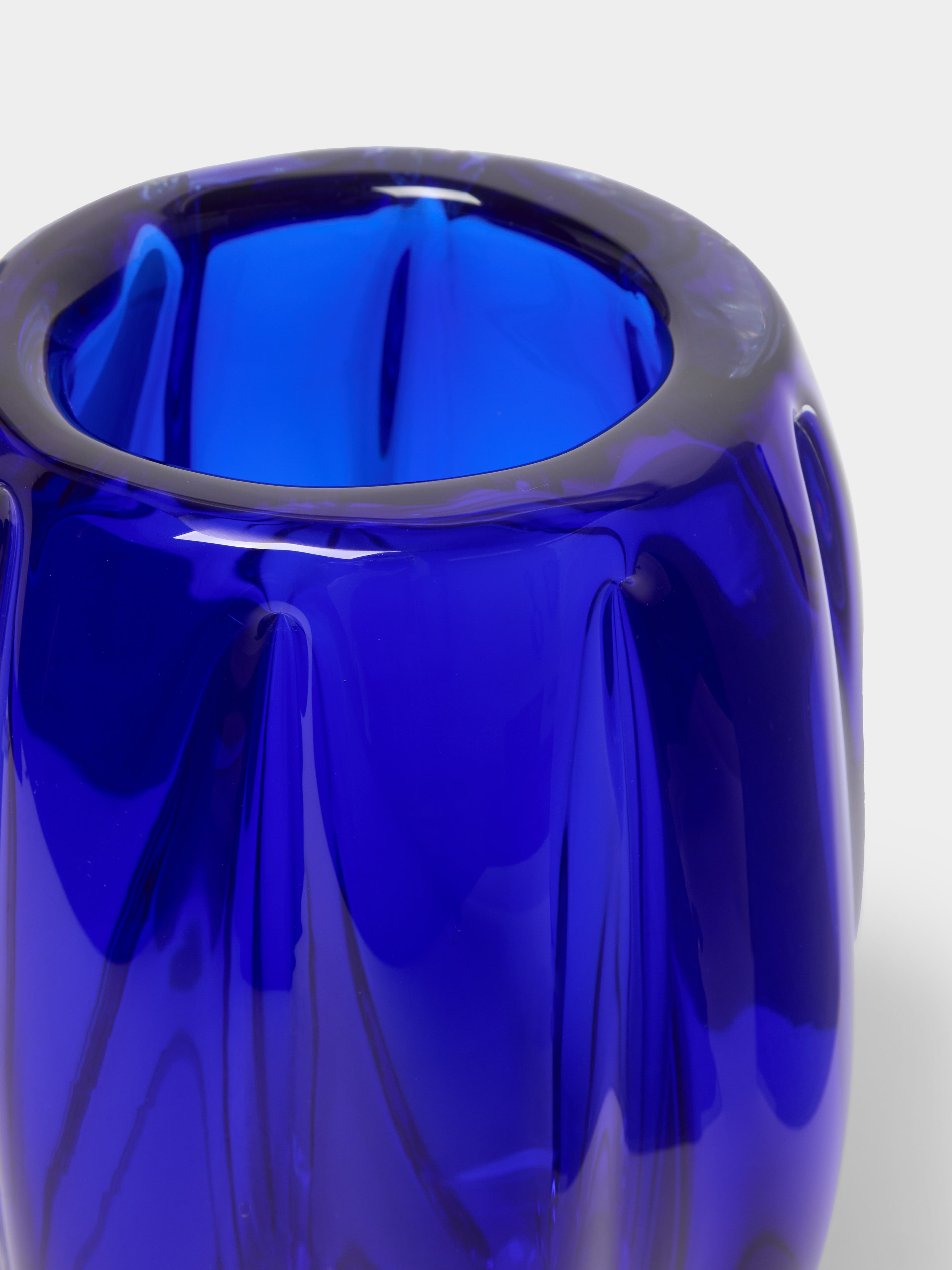 Fiori Uovo Hand-Blown Murano Glass Vase (10.5in/27cm)