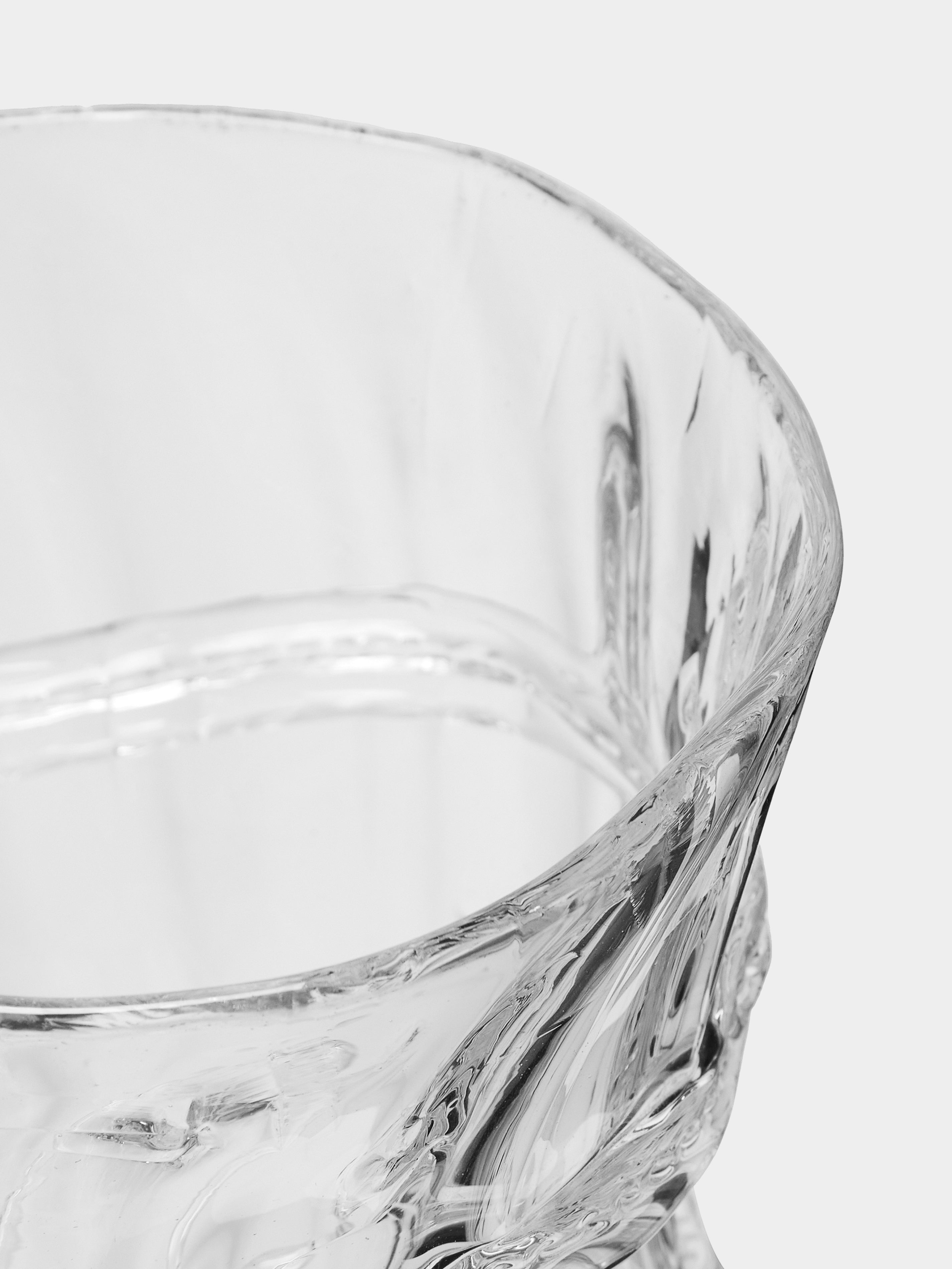 Hand-Blown Crystal Vase (10.5in/27cm)