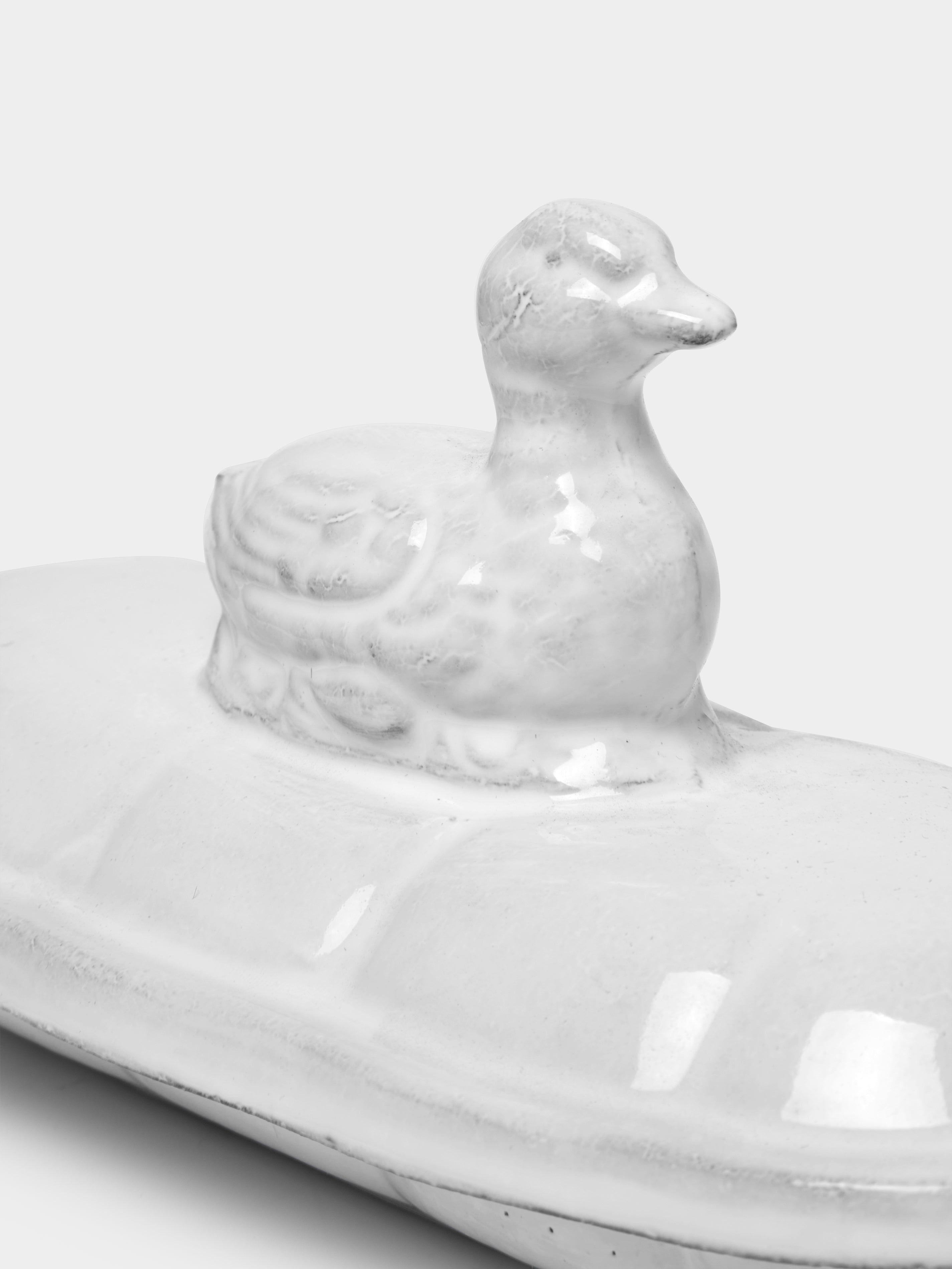 Duckling Hand-Glazed Ceramic Rectangular Box