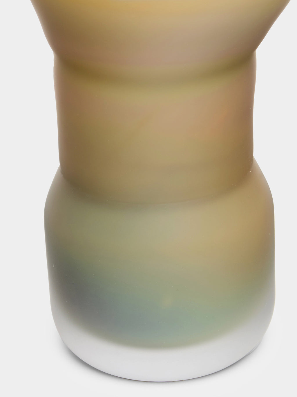 Fungus Hand-Blown Glass Vase (9.5in/24cm)