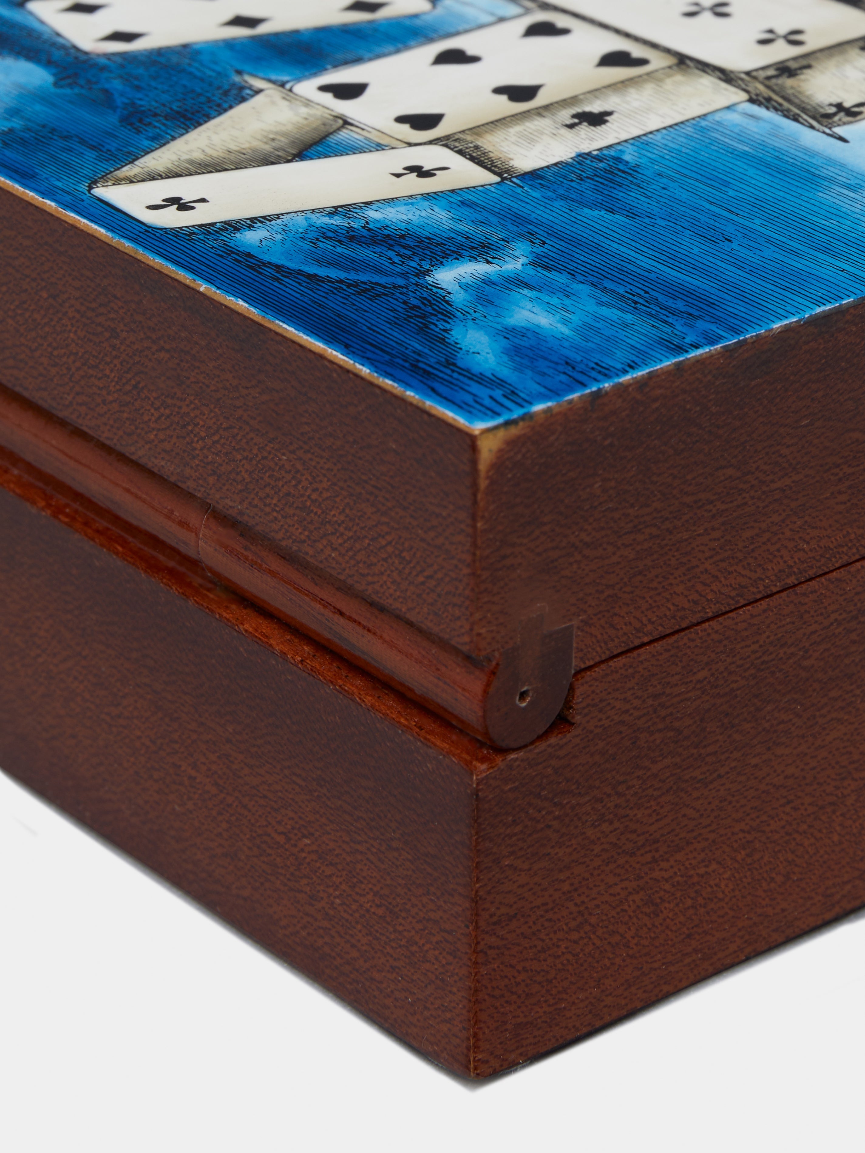 Città di Carte Wood Playing Cards Box