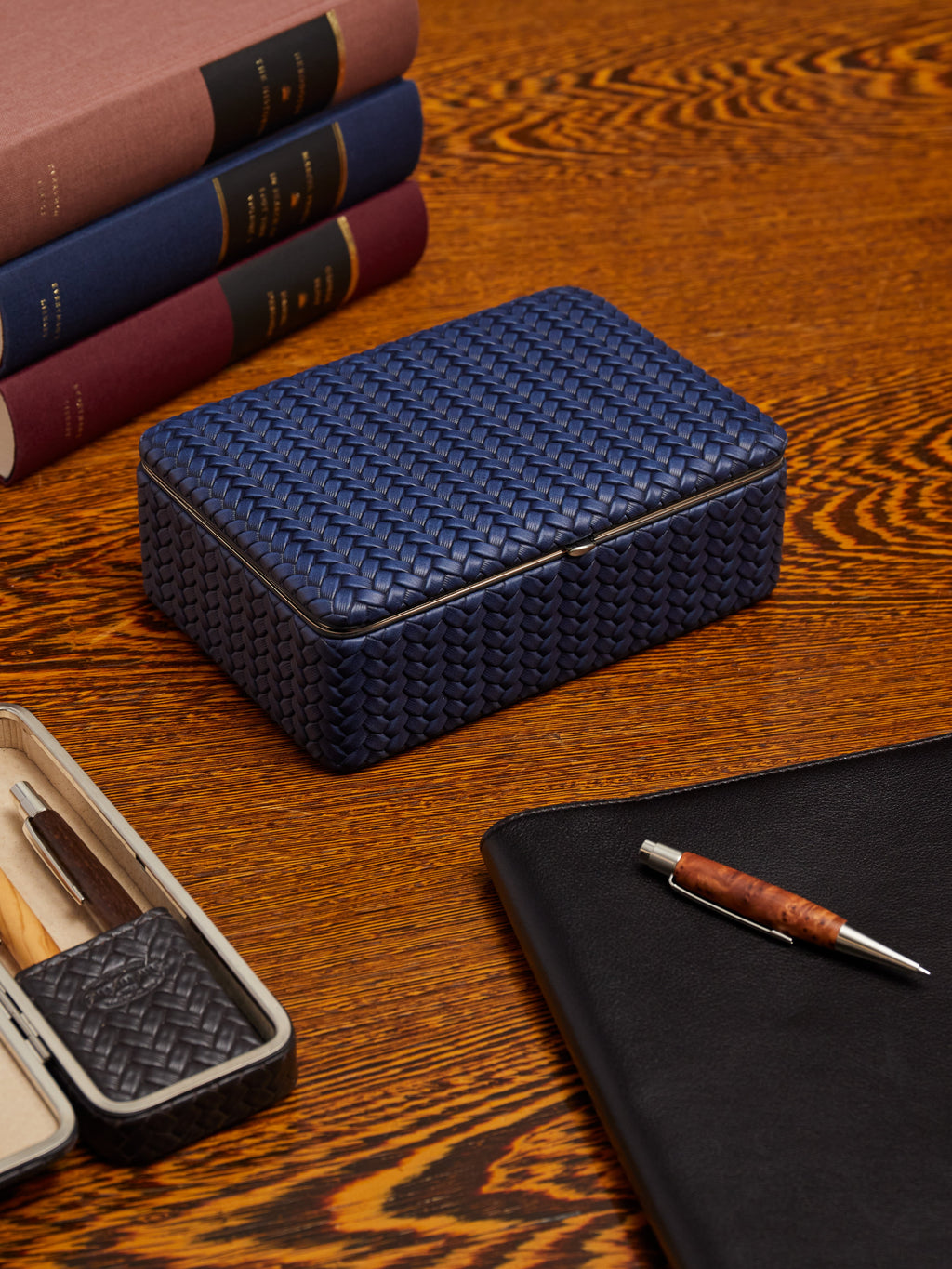 Leather Large Utensils Box