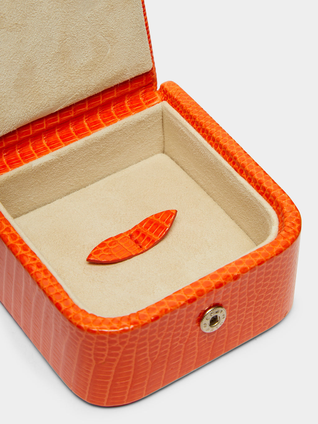 Leather Travel Stud Box