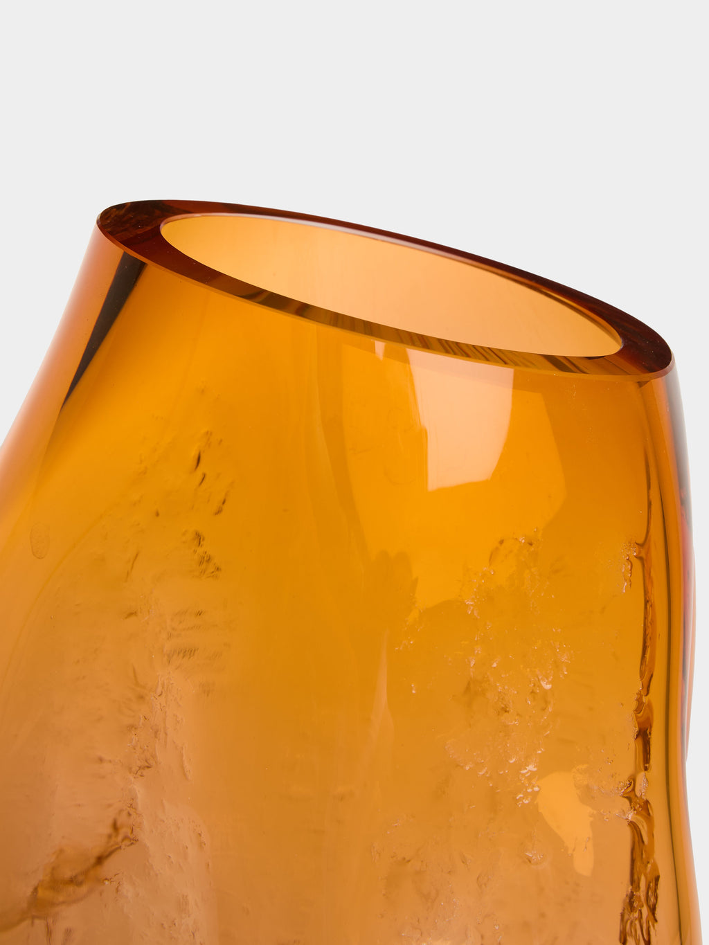 Bark Hand-Blown Glass Vase (28.5in/72.5cm)
