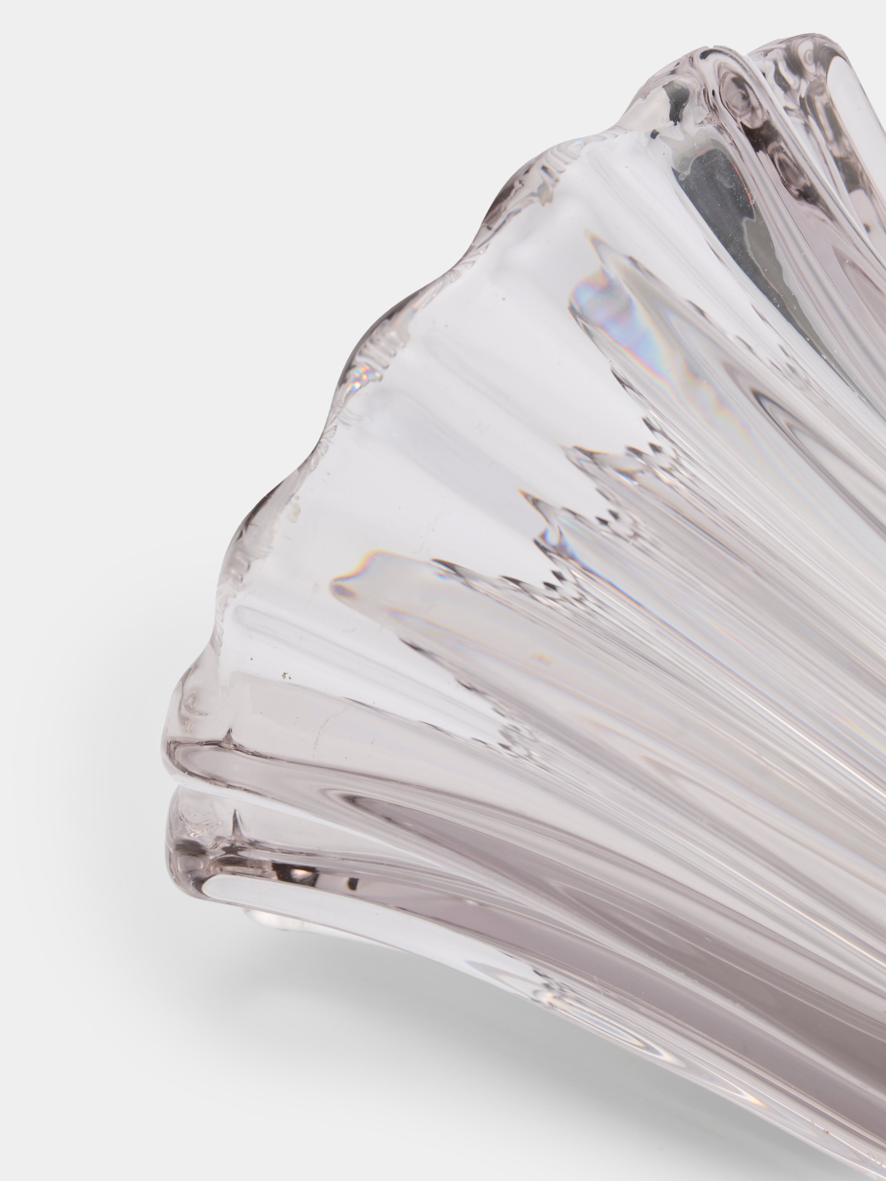 1930s Daum Crystal Vase (8in/20cm)