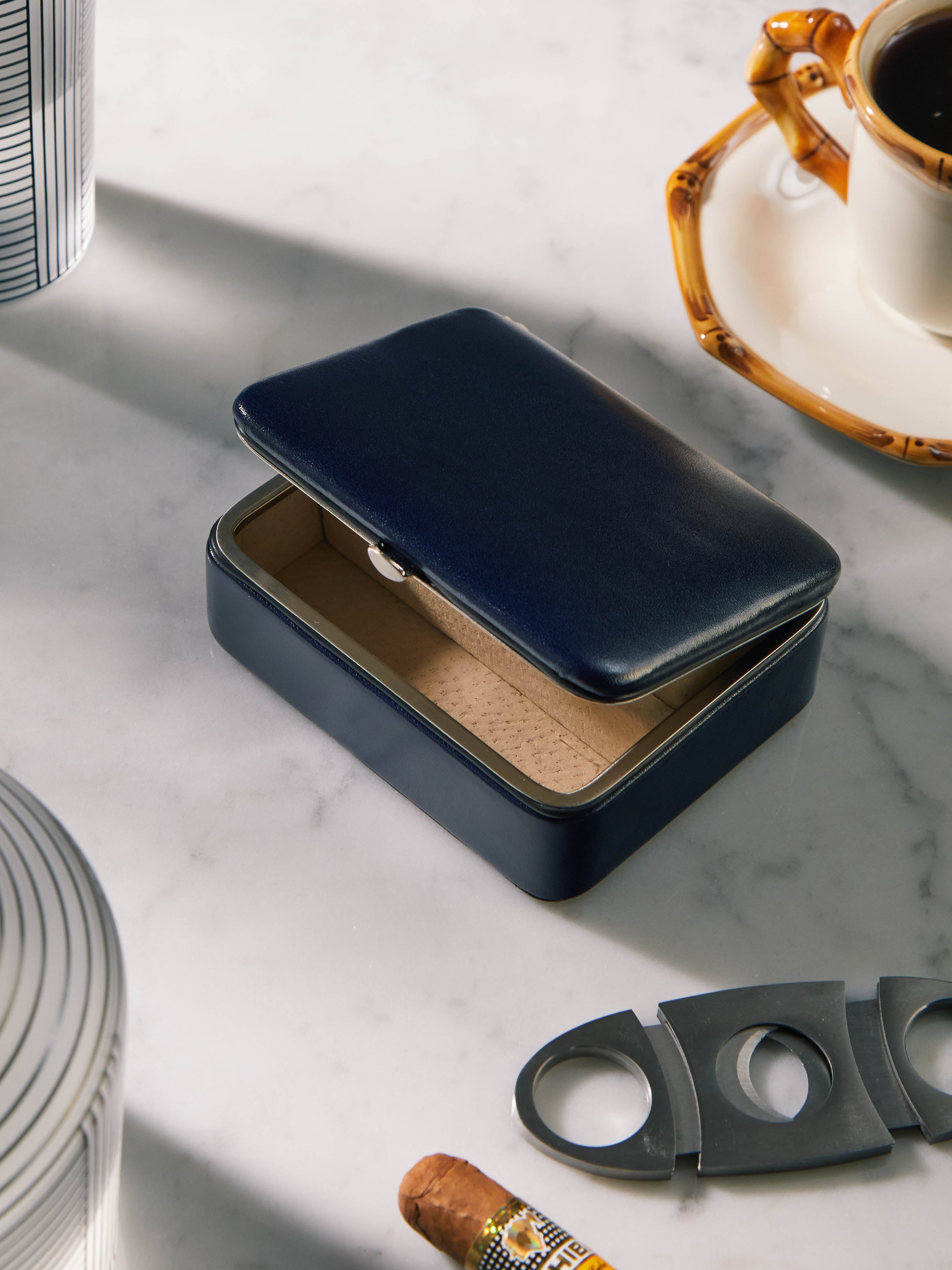 Leather Travel Jewelry Box