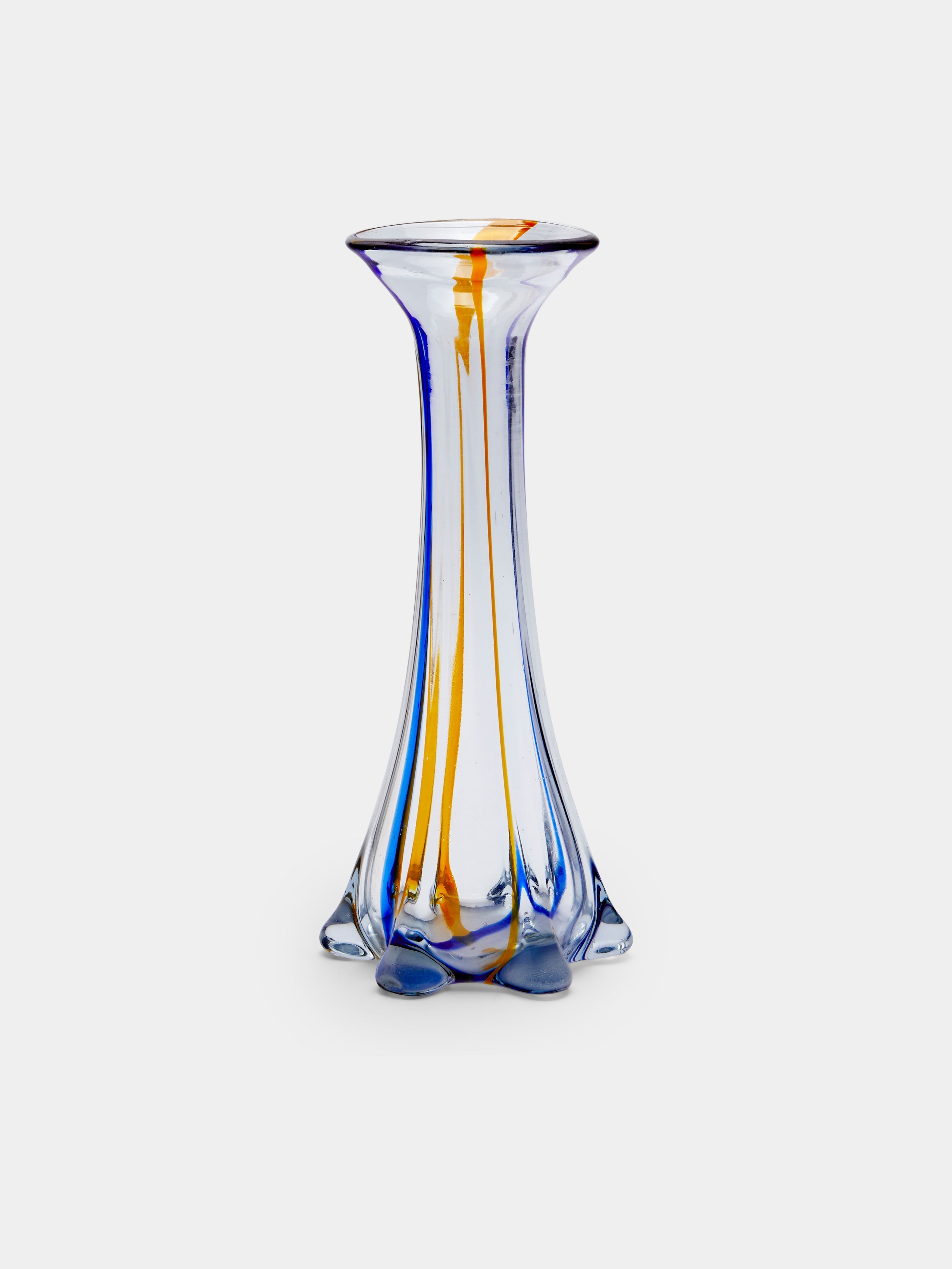 Mid-Century Glass Vase (12in/30cm)