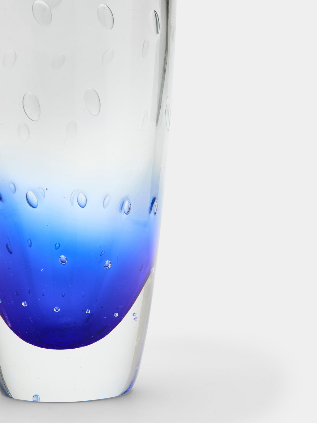 1950s Bullicante Murano Glass Vase (8in/20cm)